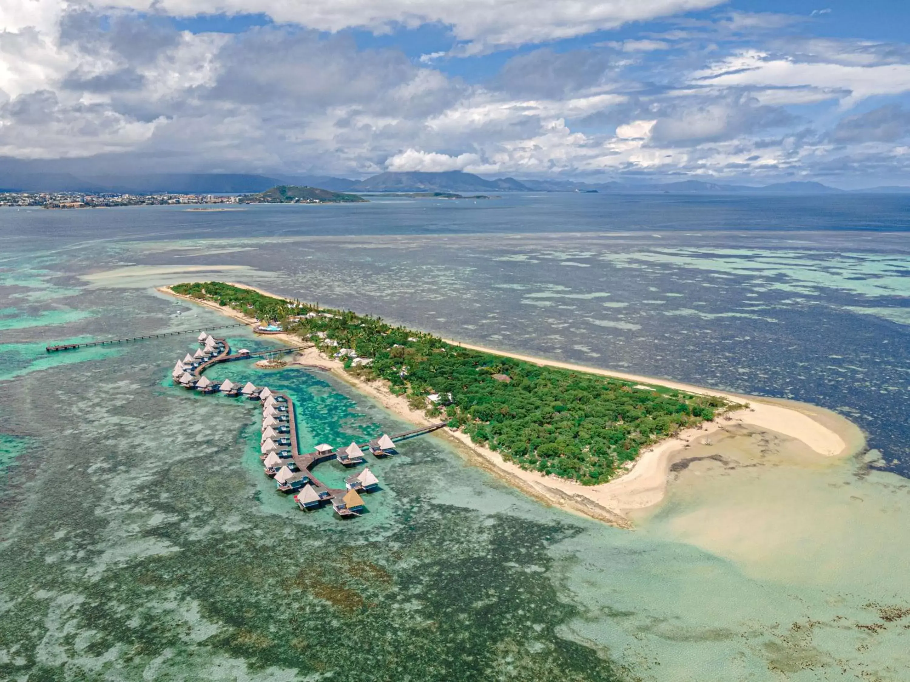 Property building, Bird's-eye View in DoubleTree by Hilton Noumea Ilot Maitre Resort