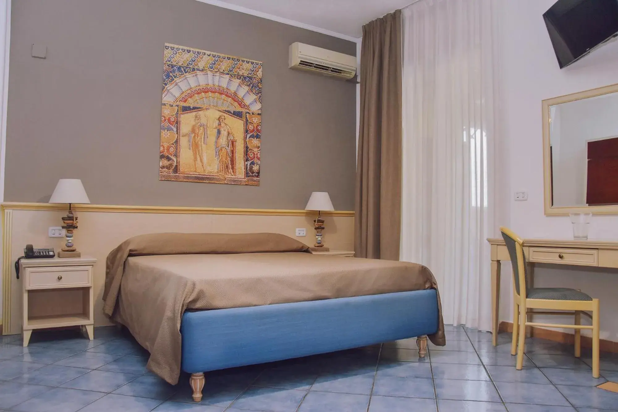 Bed in Hotel Piccolo Sogno