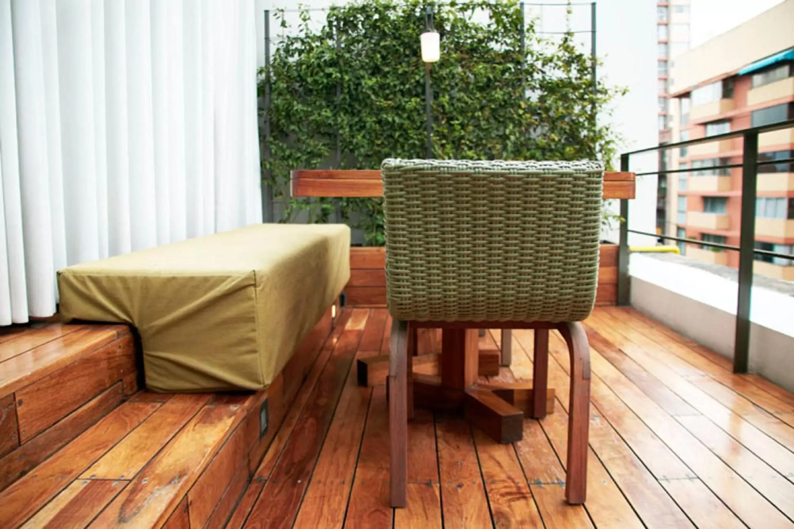 Balcony/Terrace, Seating Area in Condesa df, Mexico City, a Member of Design Hotels