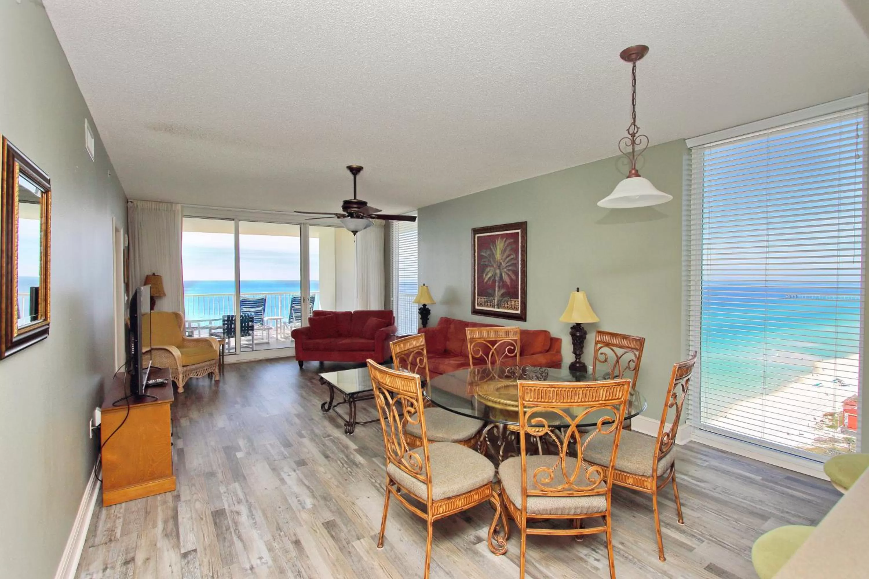 Balcony/Terrace, Dining Area in Majestic Beach Resort, Panama City Beach, Fl