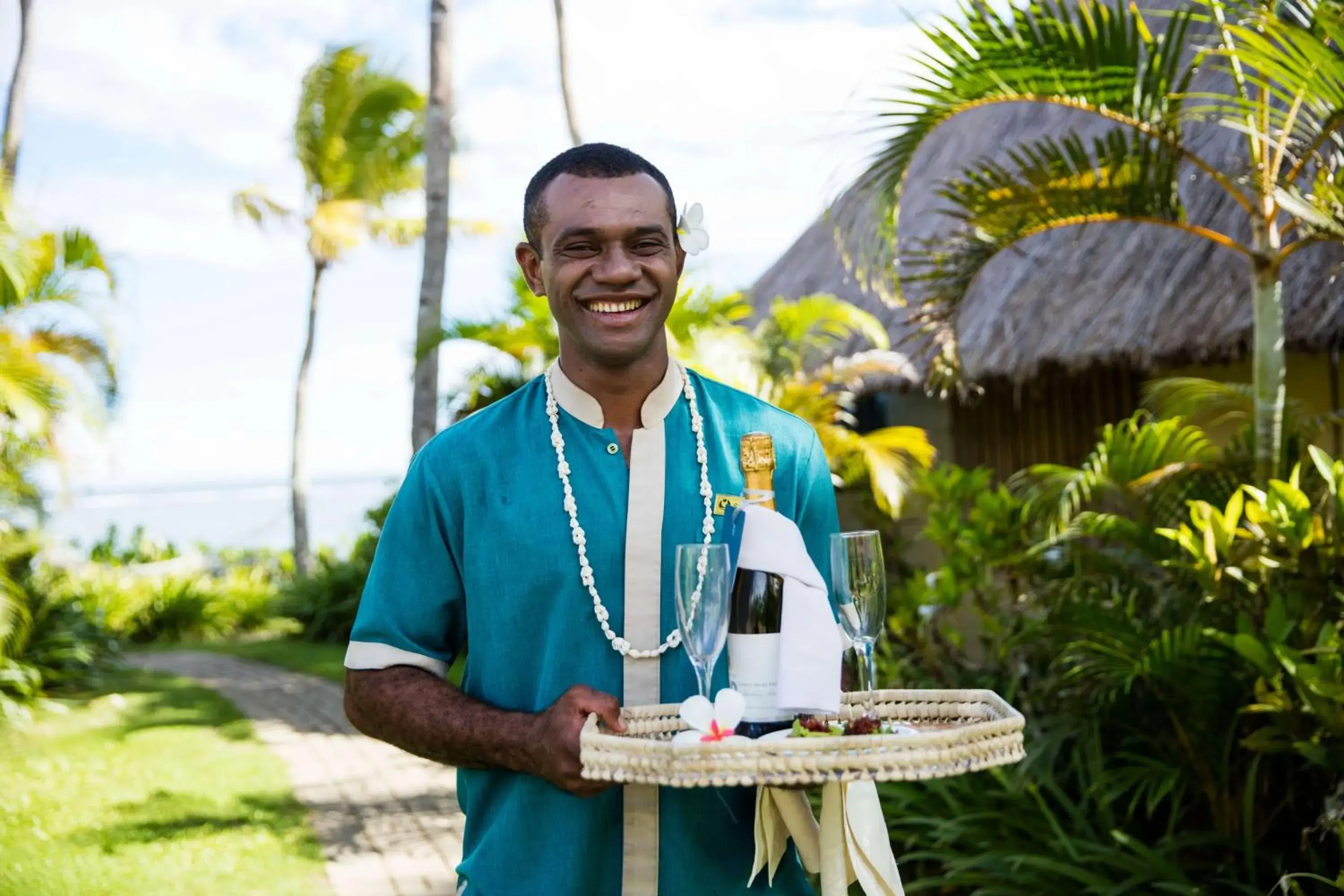 Property building in Outrigger Fiji Beach Resort