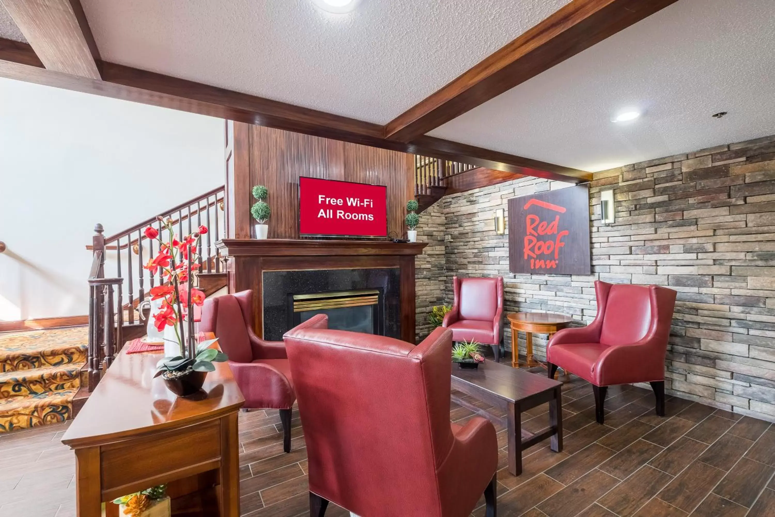 Lobby or reception in Red Roof Inn & Suites Stafford