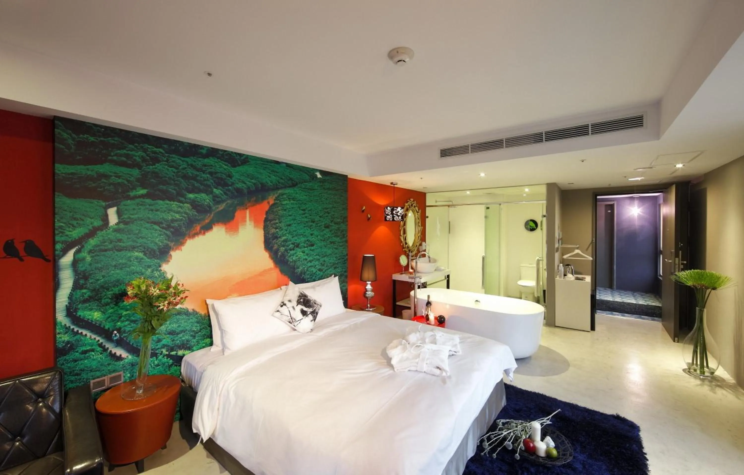 Bedroom, Bed in Hotelday Tamsui