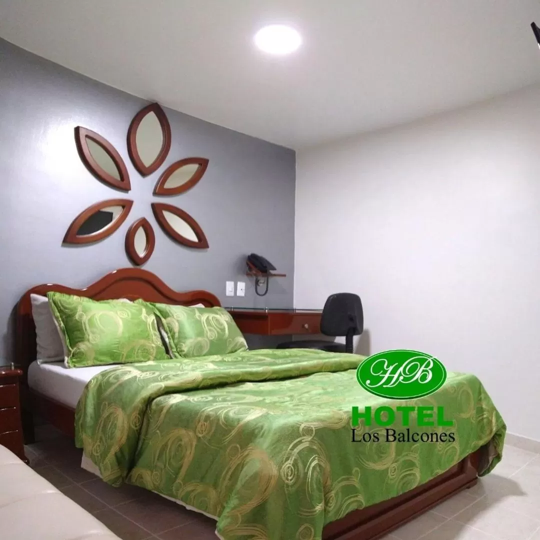 Bed in HOTEL LOS BALCONES