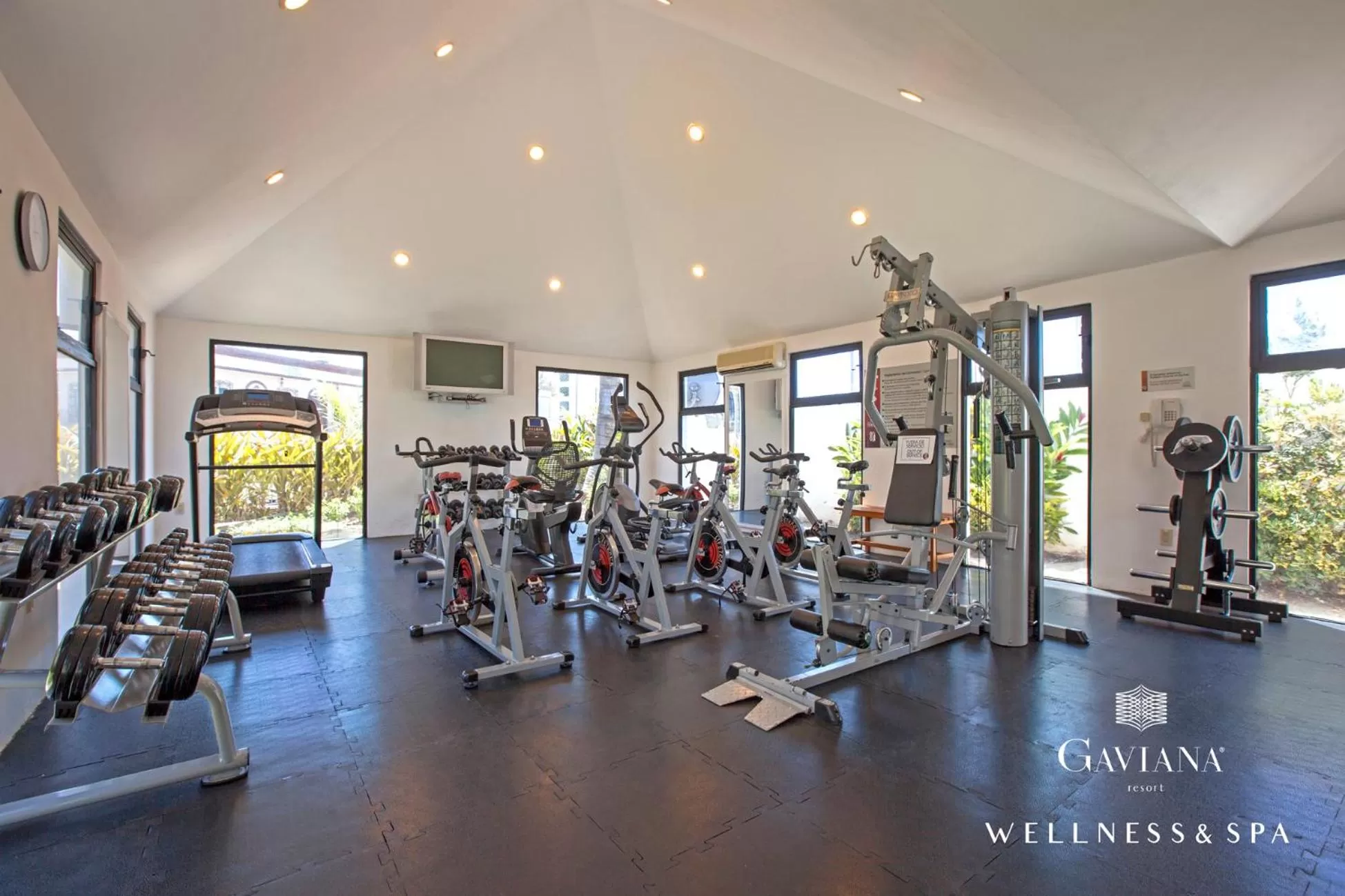 Fitness centre/facilities in Gaviana Resort