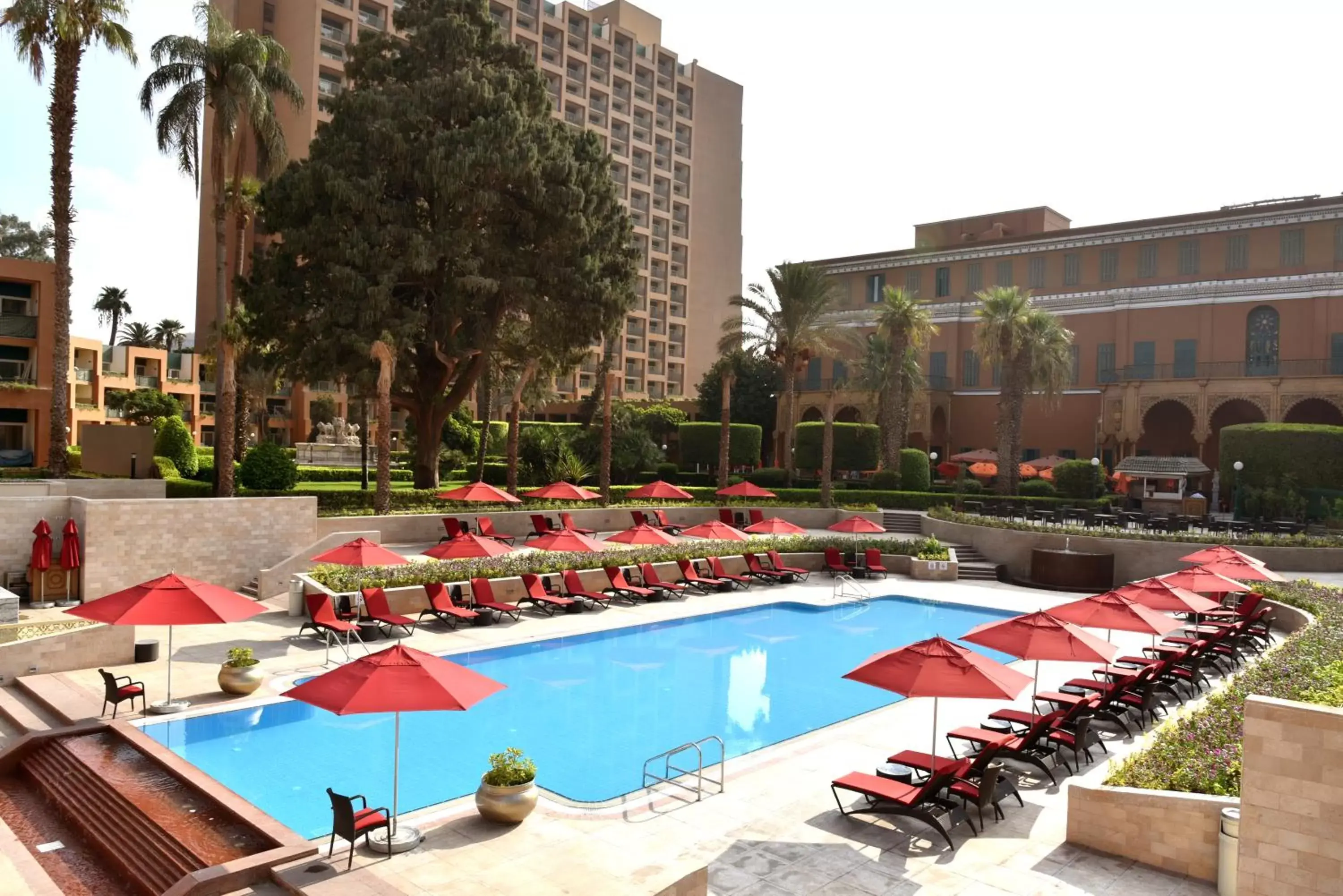 Swimming Pool in Cairo Marriott Hotel & Omar Khayyam Casino