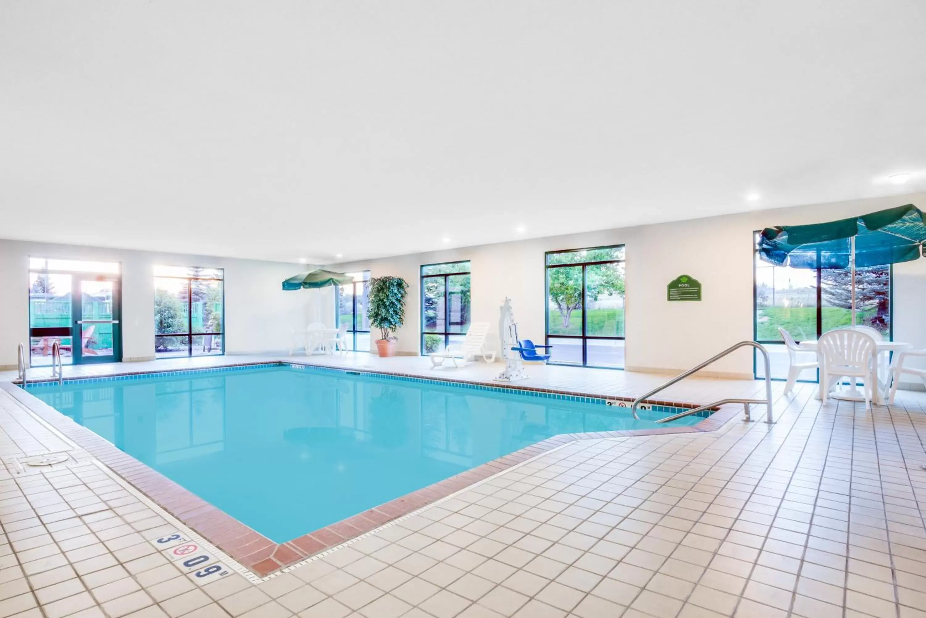 Pool view, Swimming Pool in Wingate by Wyndham Gillette near CAM-PLEX