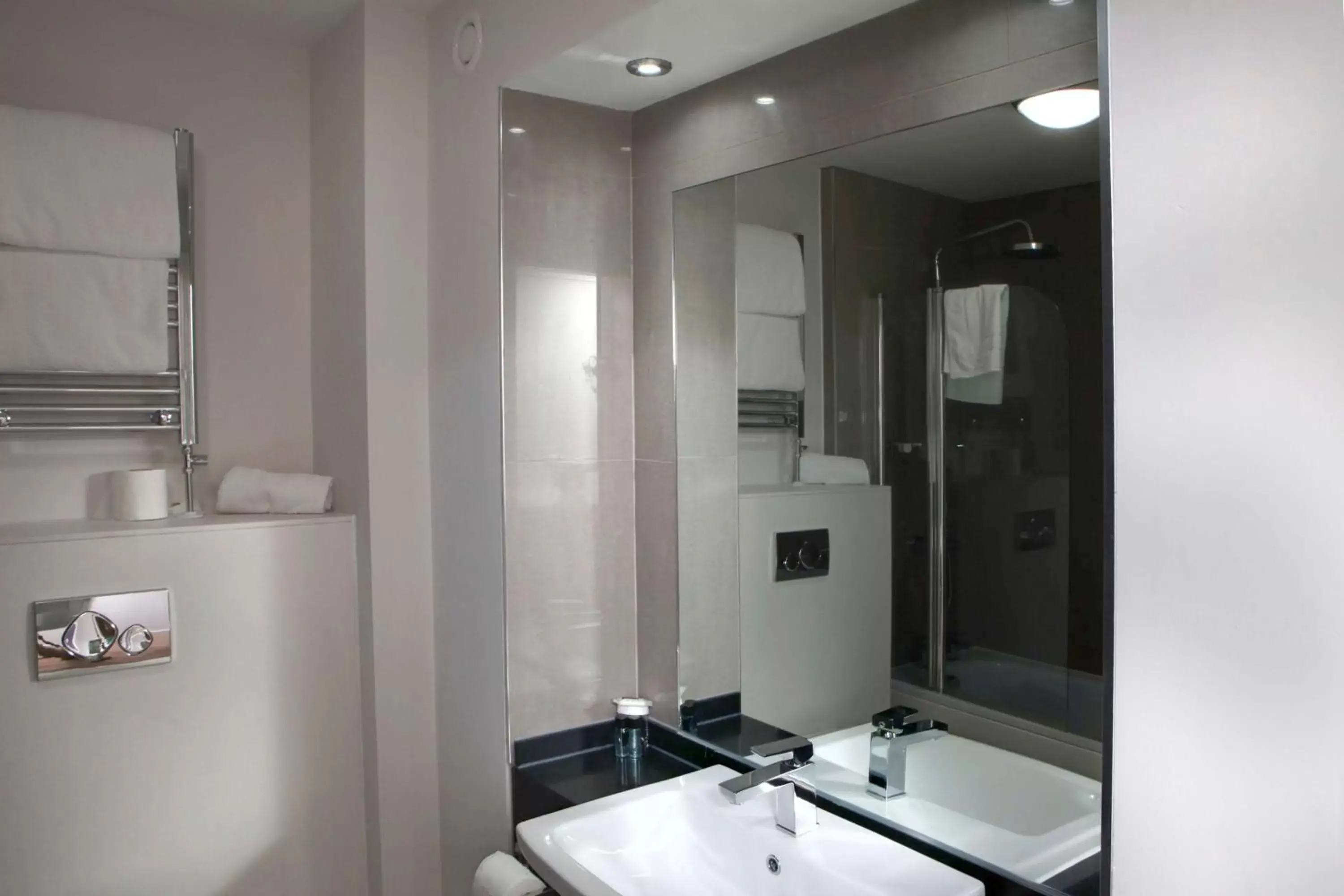 Photo of the whole room, Bathroom in B/W Plus Lancashire Manor Hotel