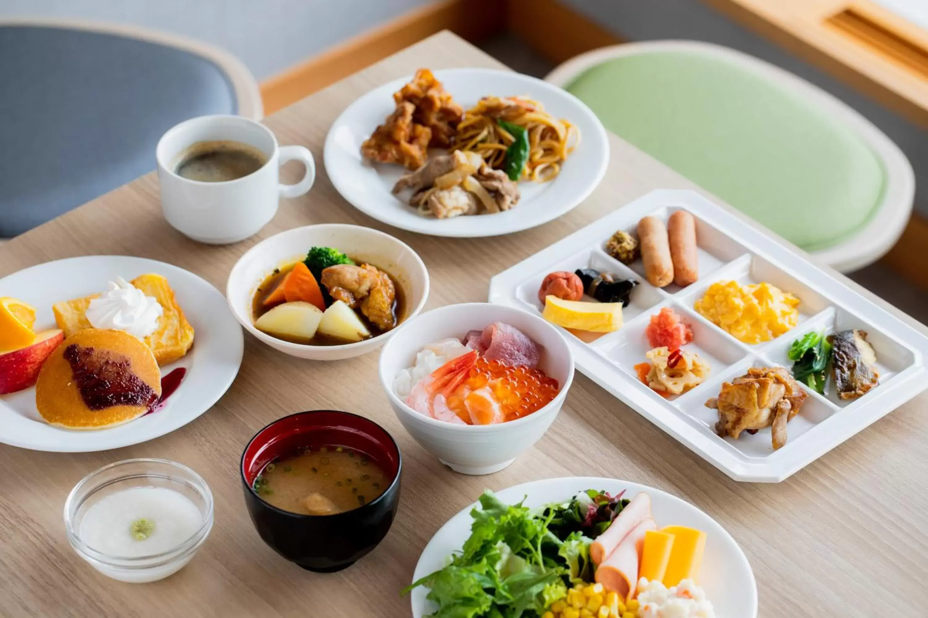 Breakfast in Hotel Wing International Asahikawa Ekimae