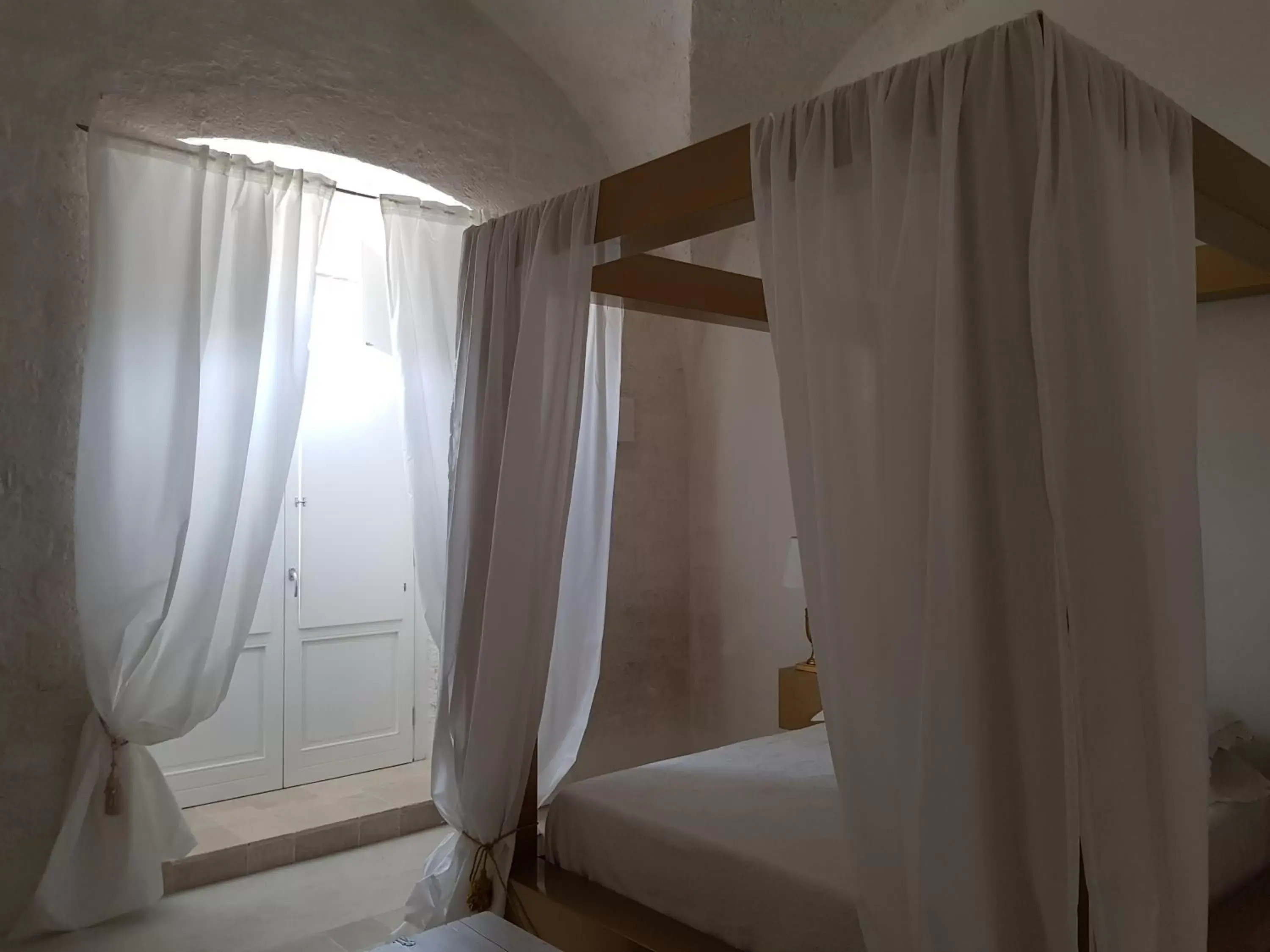 Bed, Bathroom in Dimora D'Amato