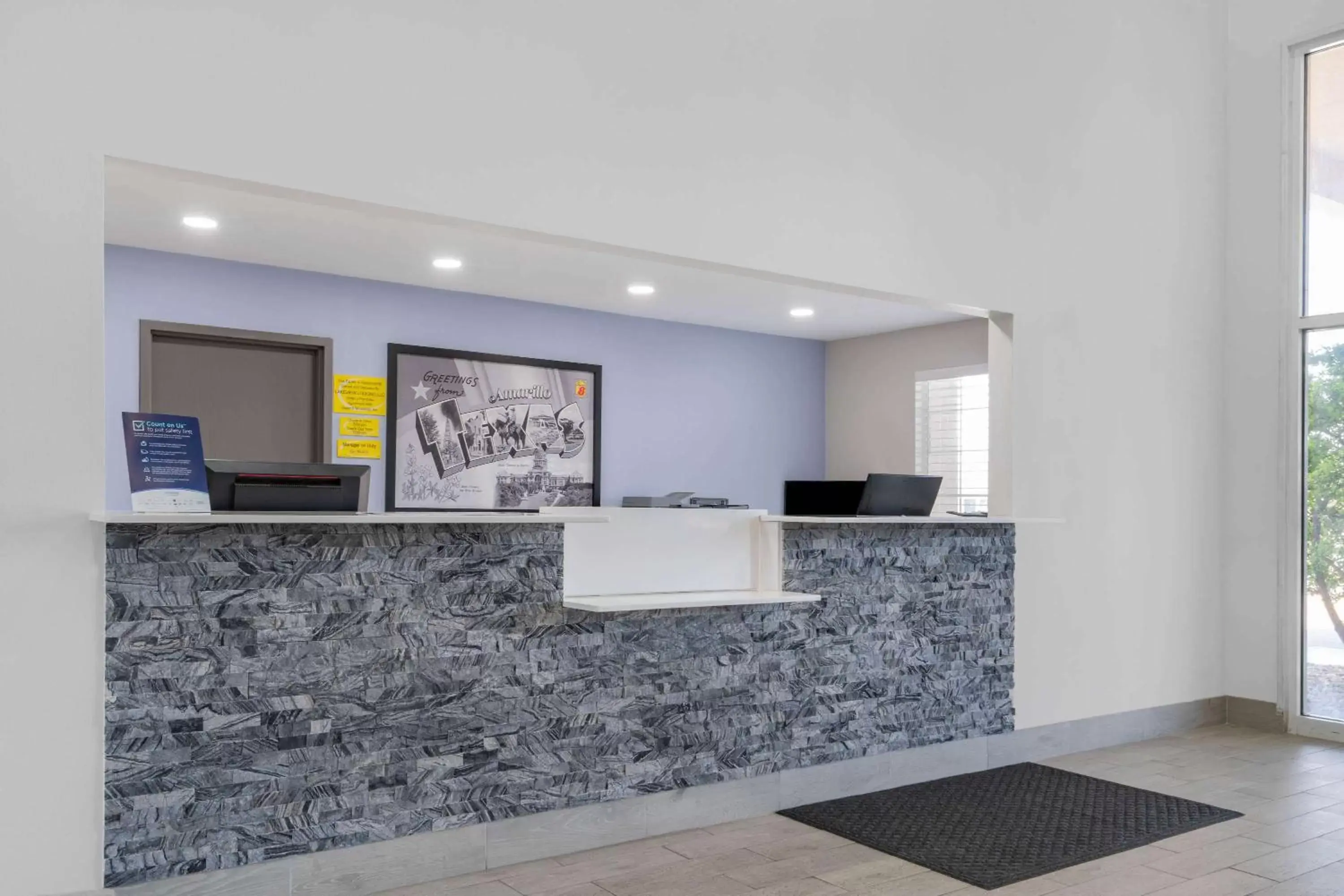 Lobby or reception in Super 8 by Wyndham Amarillo West Lobby or reception in Super 8 by Wyndham Amarillo West