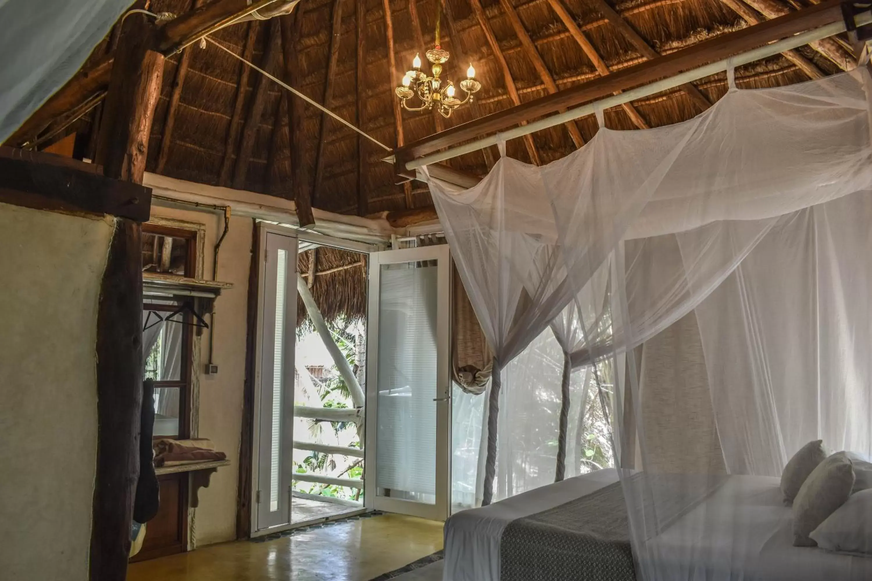 Bedroom in Posada Lamar Tulum Beach Front and Pool