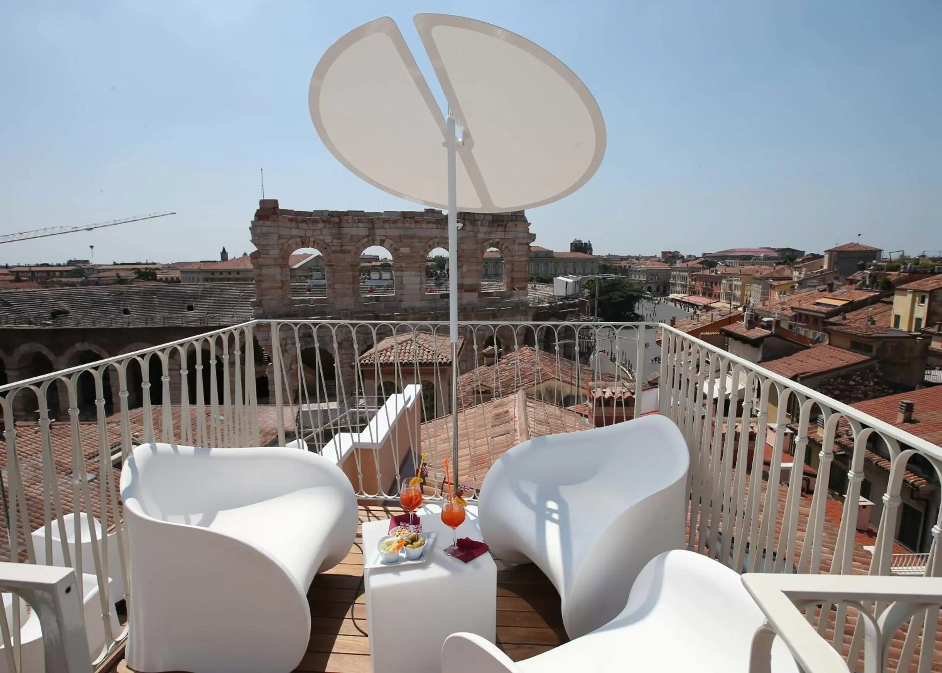 Balcony/Terrace in Hotel Milano & SPA***S