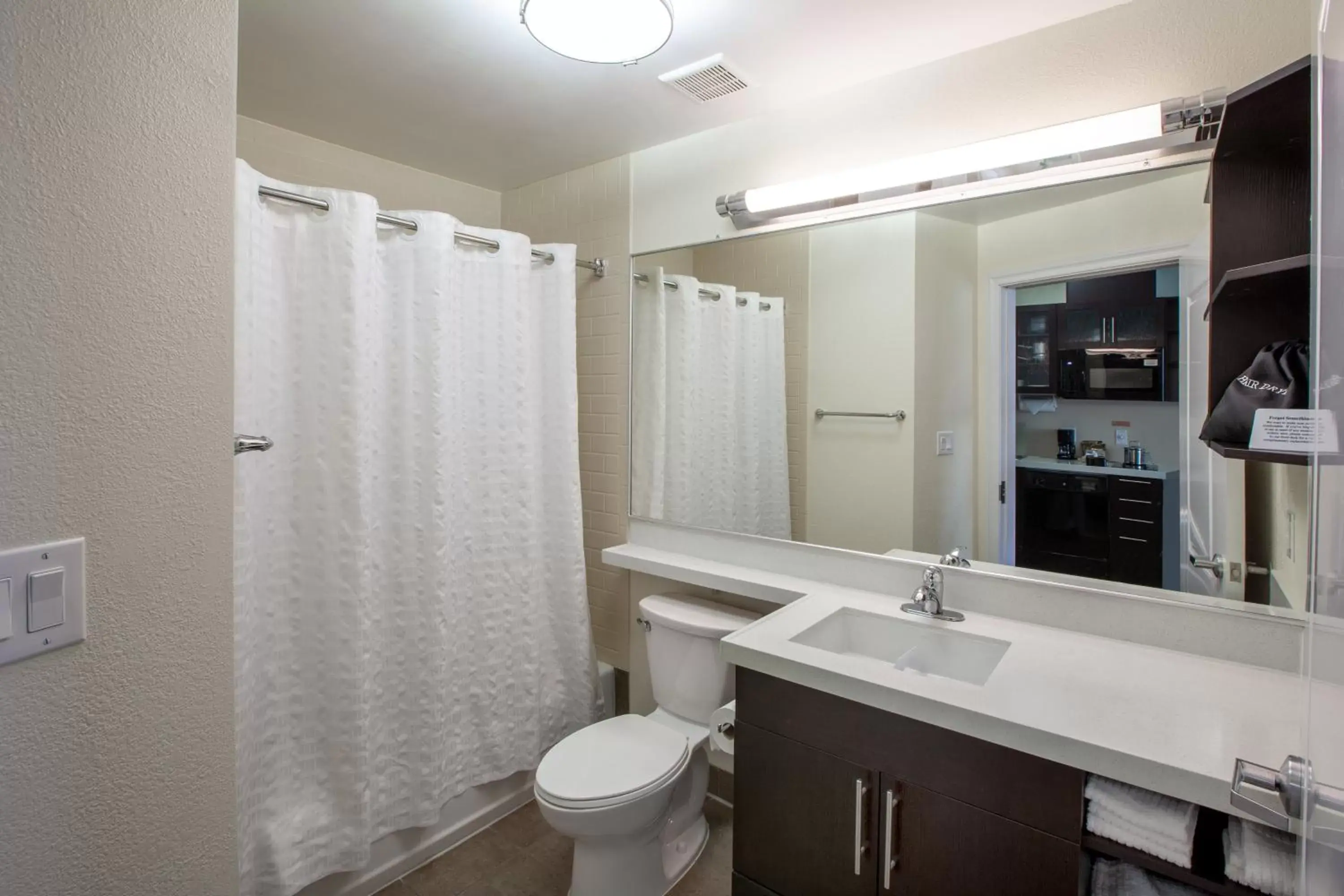 Bathroom in Candlewood Suites Houston - Spring, an IHG Hotel