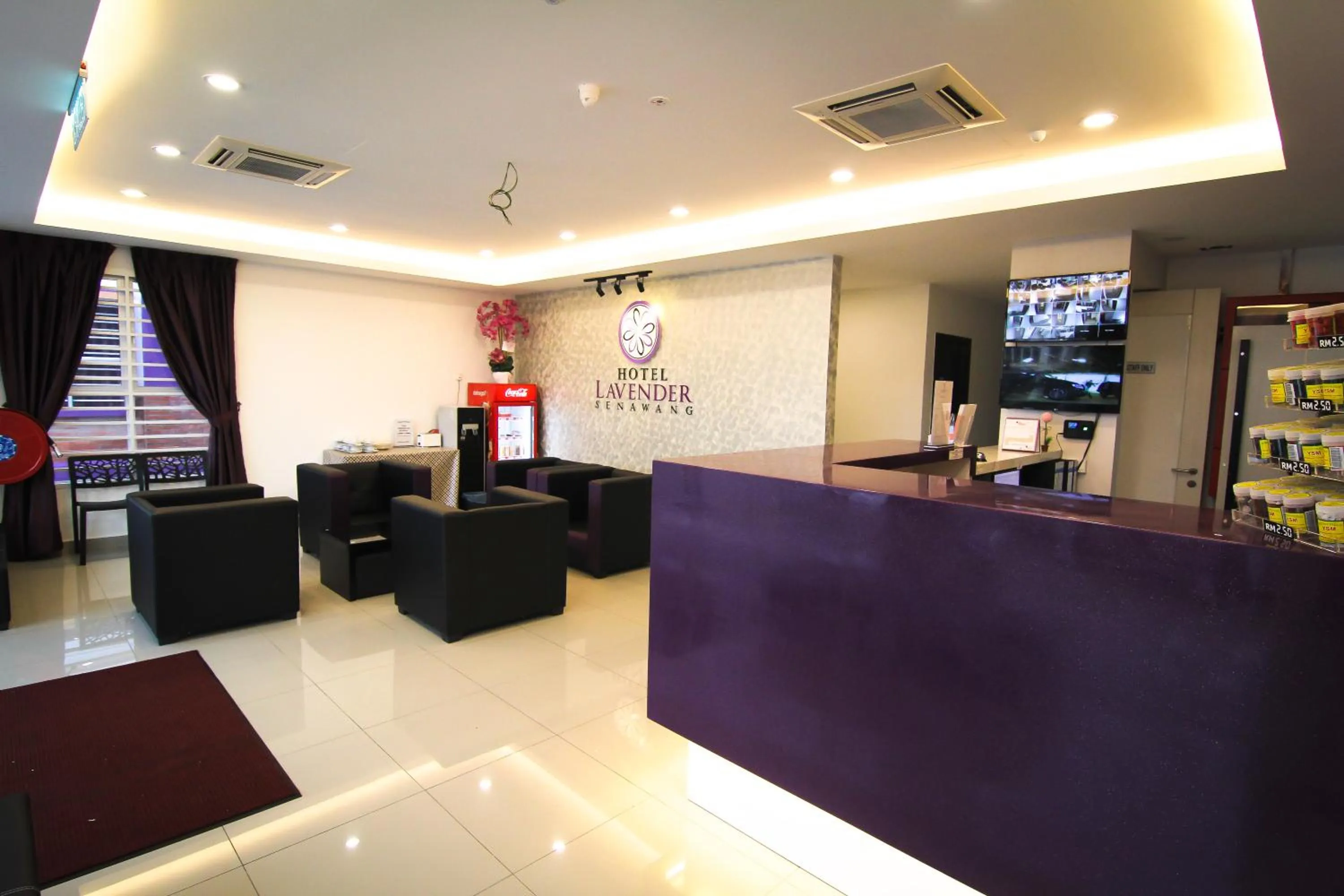 Lobby or reception in Hotel Lavender Senawang