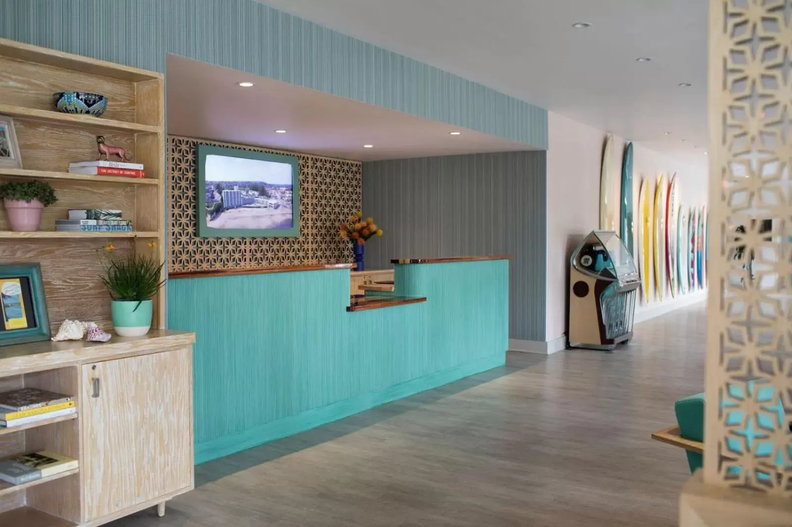 Lobby or reception in Dream Inn Santa Cruz Lobby or reception in Dream Inn Santa Cruz