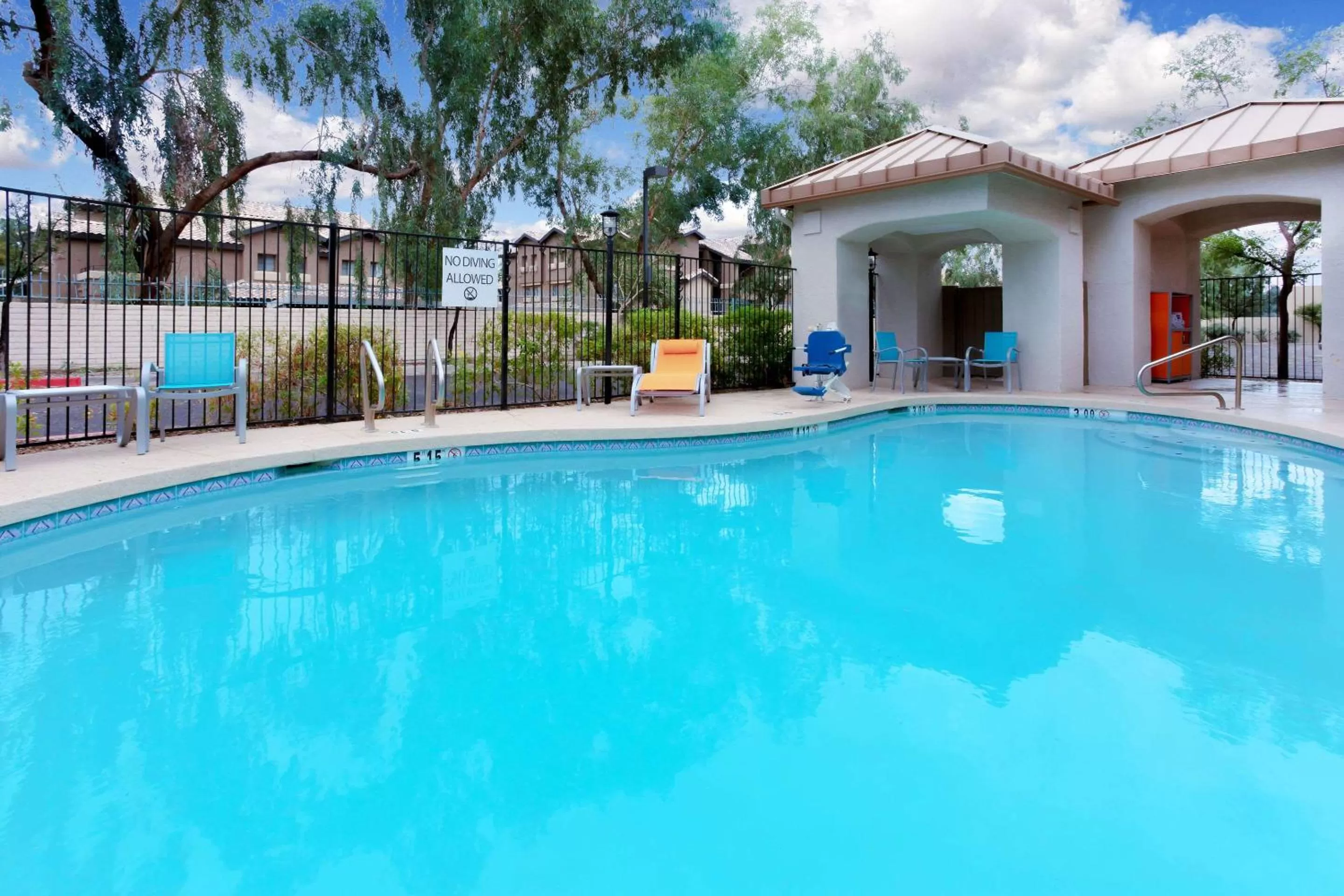 Pool view, Swimming Pool in Sleep Inn & Suites Tempe ASU Campus