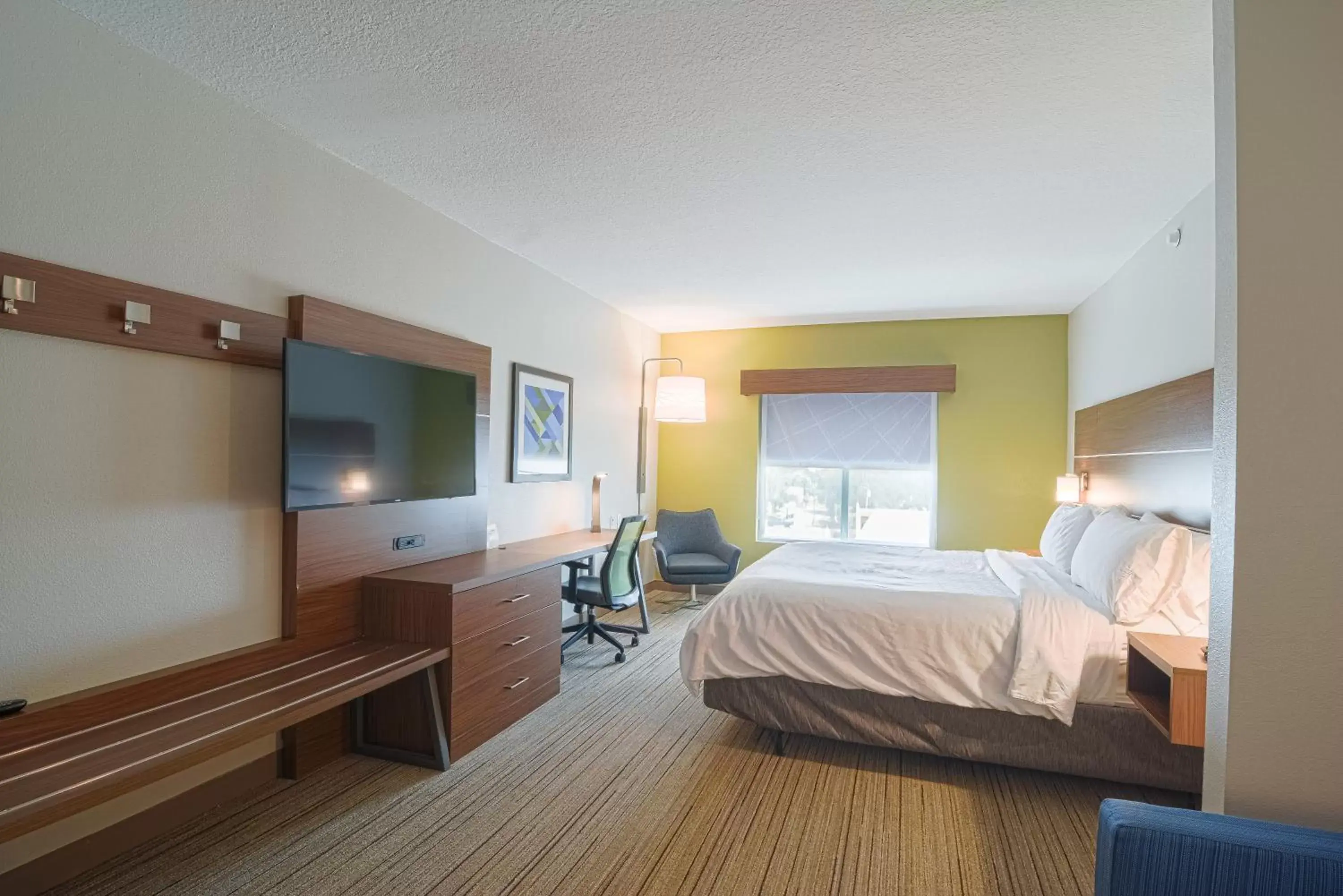 Bed in Holiday Inn Express Hotel & Suites Tampa-USF-Busch Gardens, an IHG Hotel