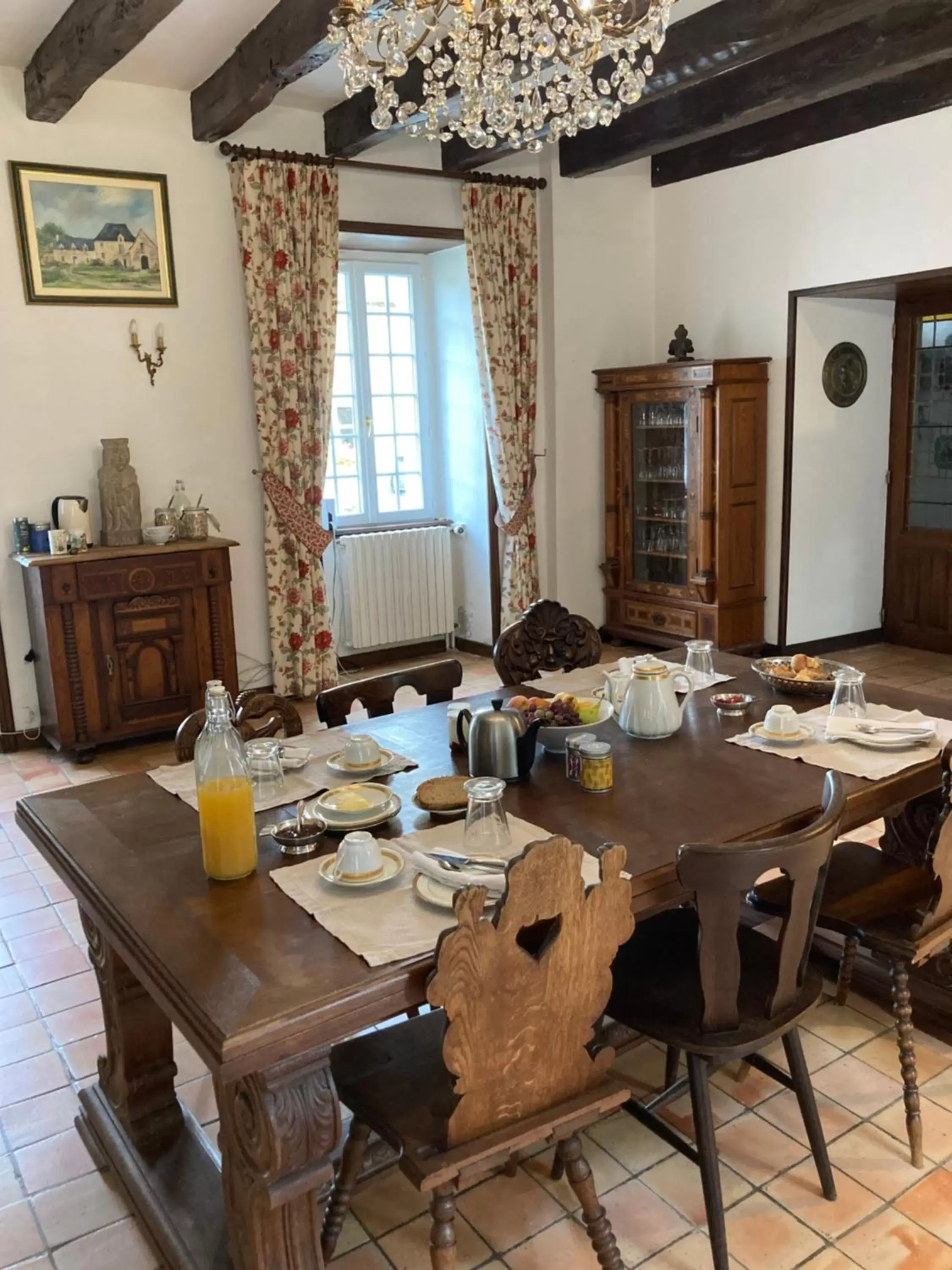 Breakfast, Restaurant/Places to Eat in Manoir de Saint-Fiacre
