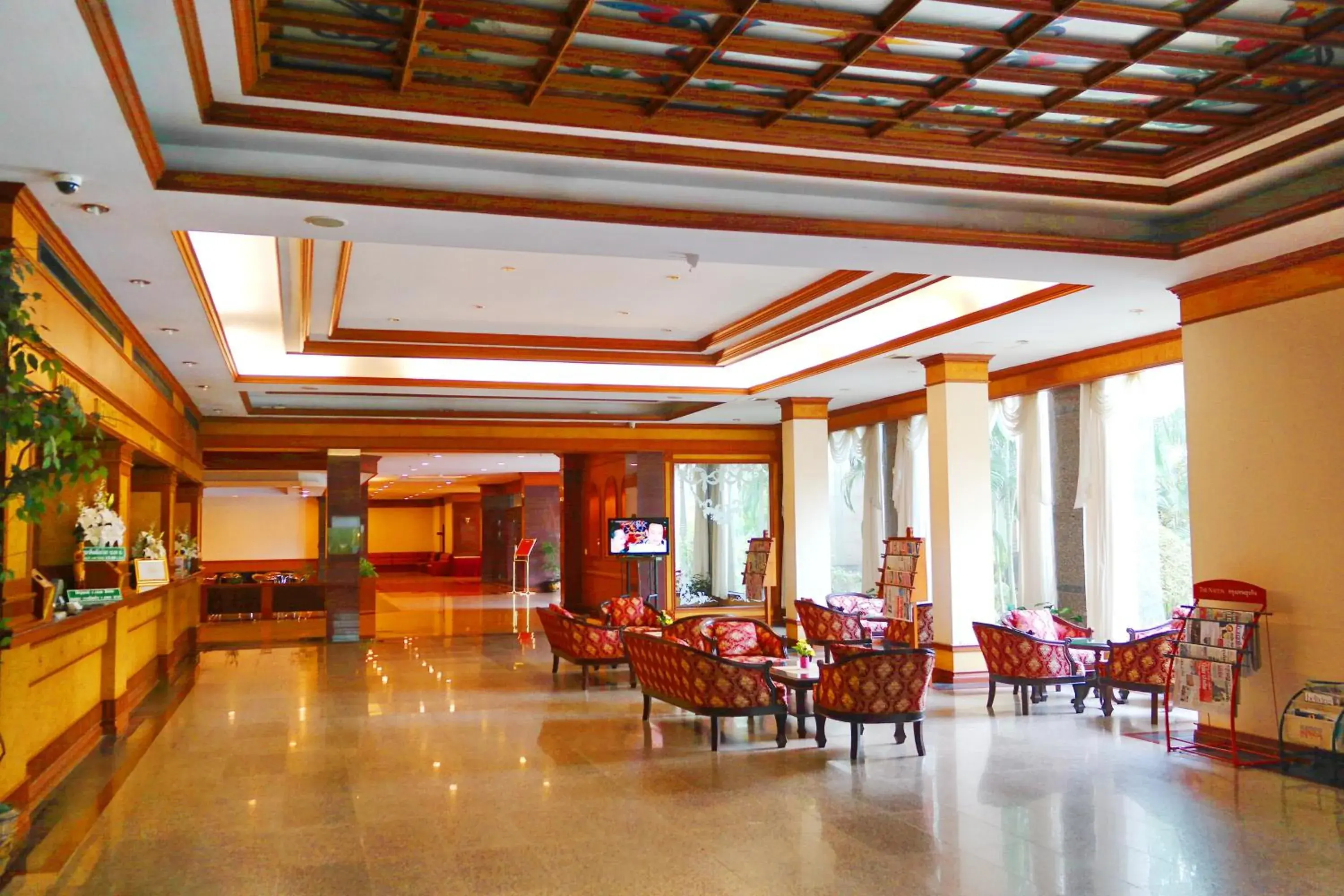 Lobby or reception, Restaurant/Places to Eat in Grand Park Hotel (SHA Extra Plus)