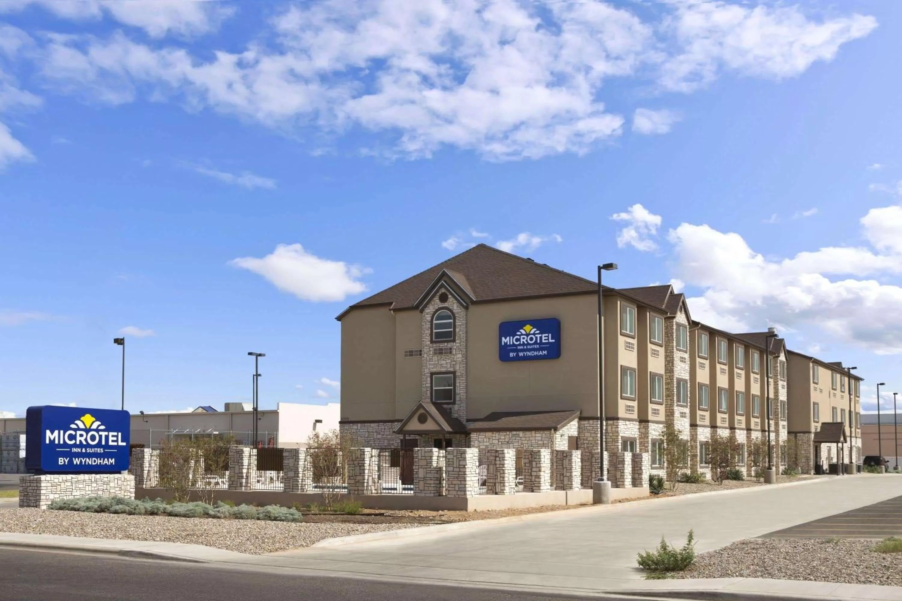 Property building in Microtel Inn & Suites by Wyndham Odessa TX