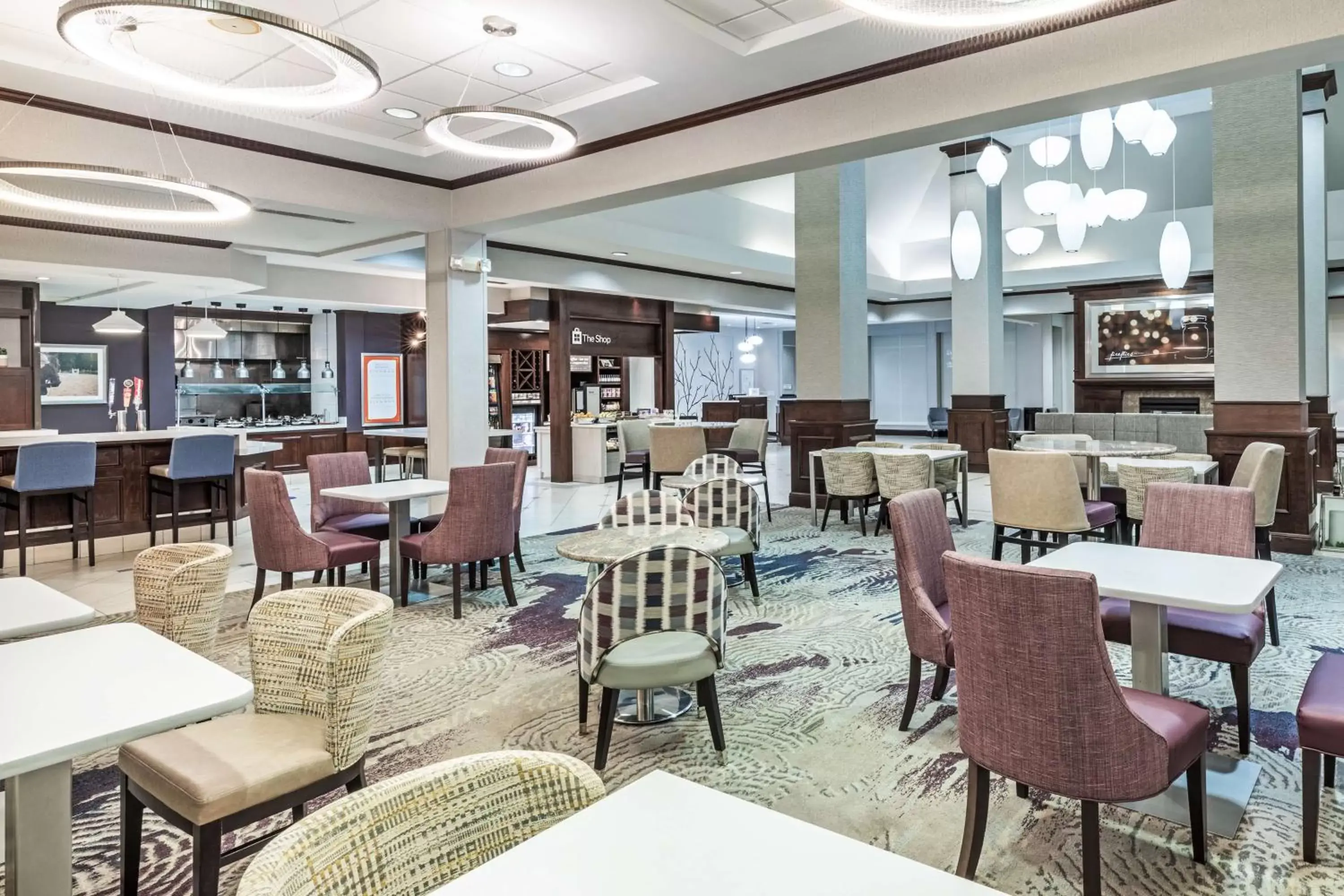 Lobby or reception, Restaurant/Places to Eat in Hilton Garden Inn Aiken