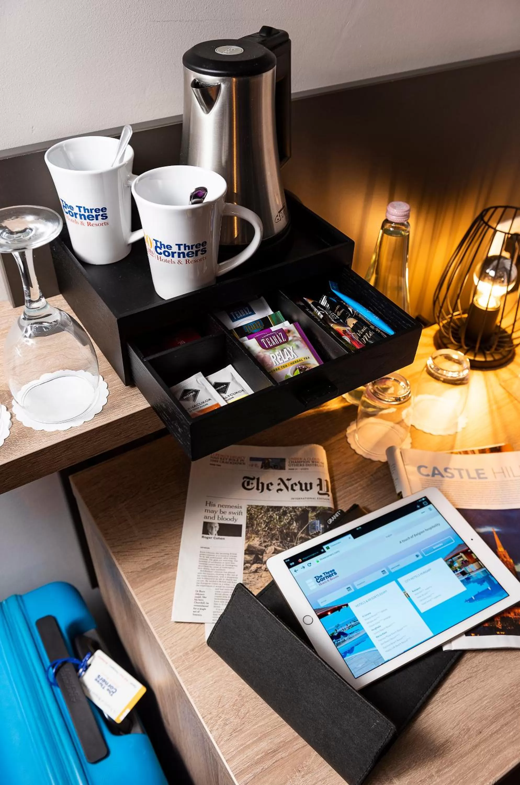 Coffee/tea facilities in Three Corners Lifestyle Hotel