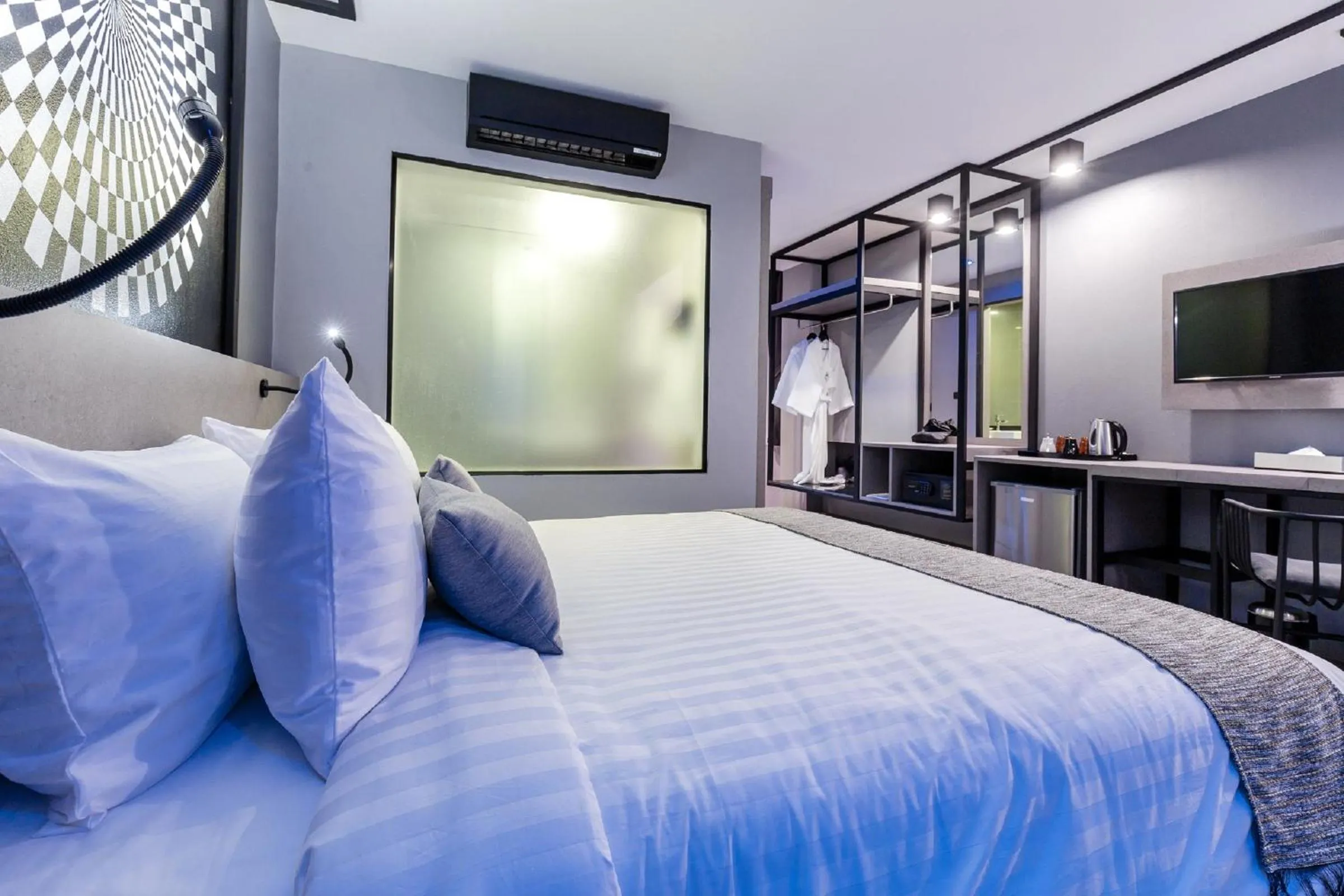 Bedroom, Bed in Mazi Design Hotel by Kalima