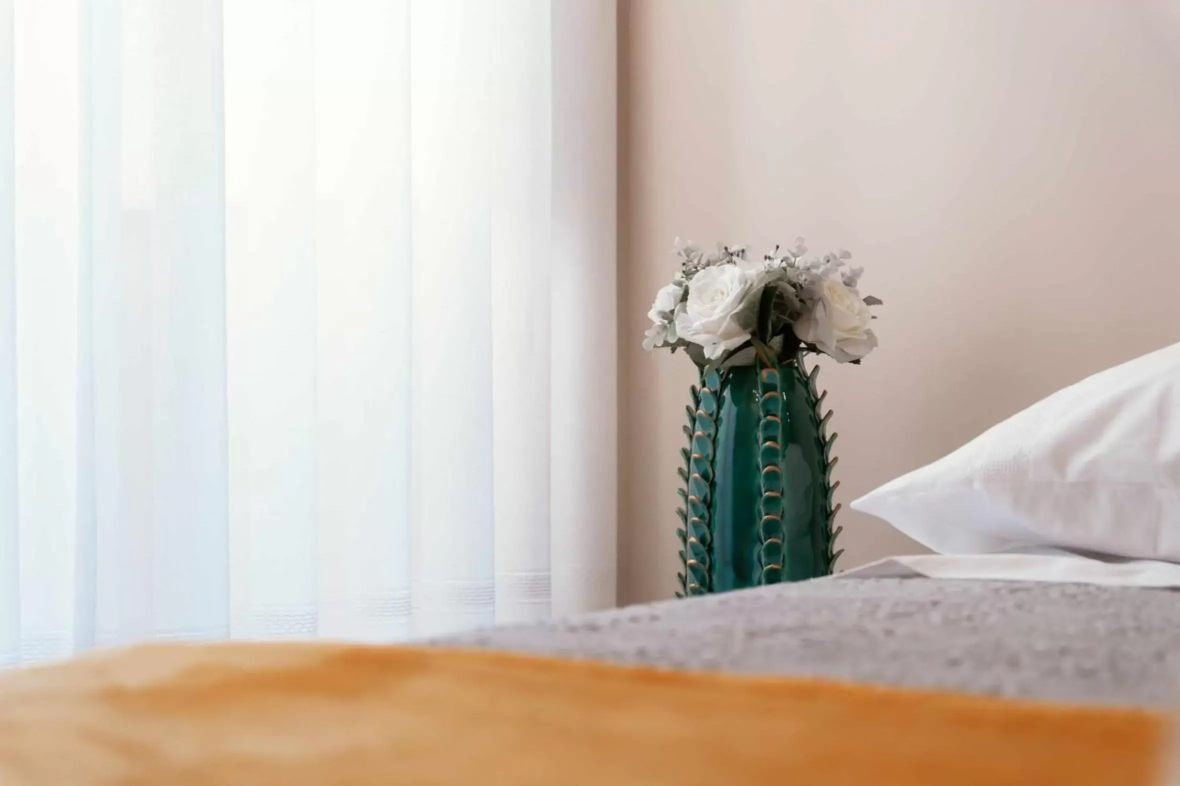 Decorative detail, Bed in Blue House Ponte de Lima