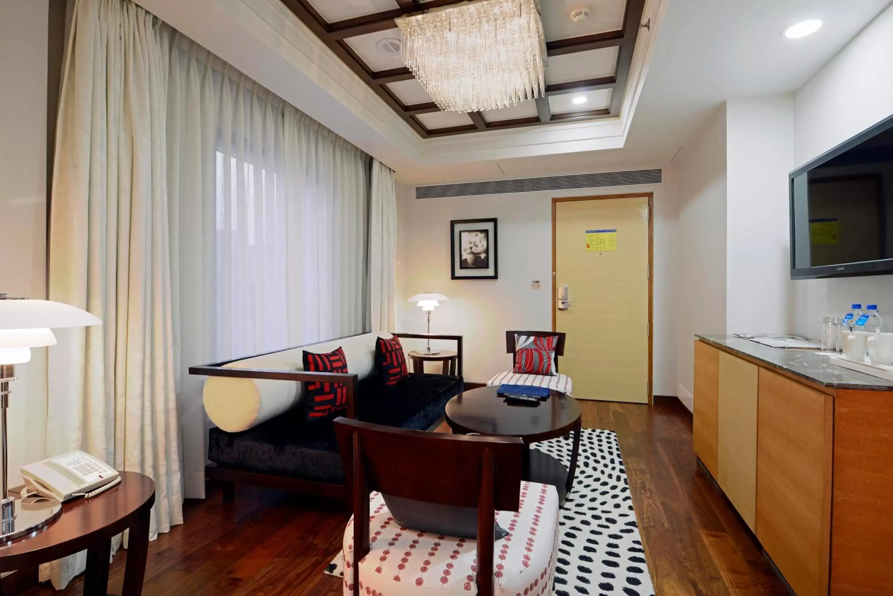Decorative detail, Seating Area in Radisson Blu Hotel Ahmedabad