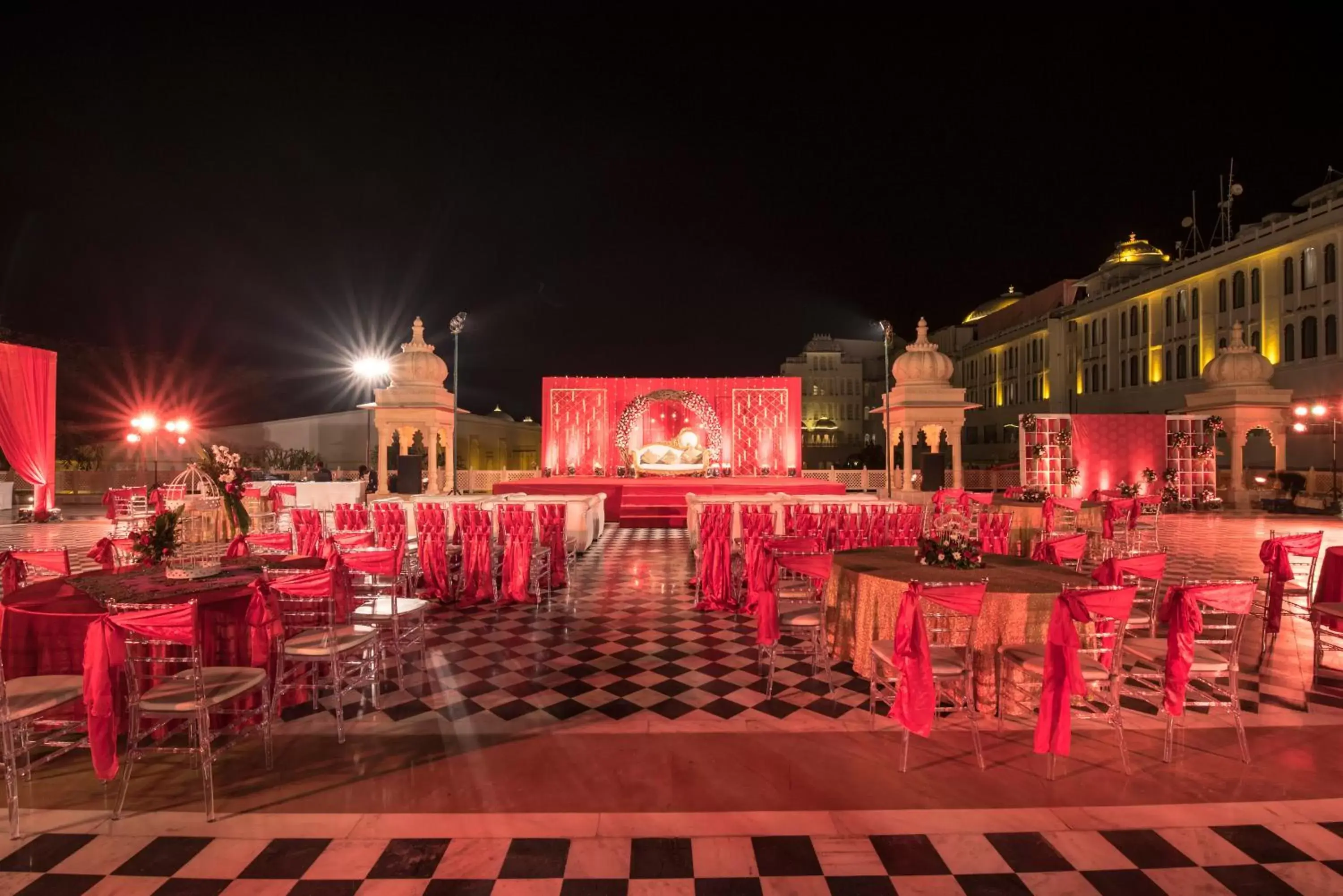 Balcony/Terrace in Radisson Blu Udaipur Palace Resort & Spa