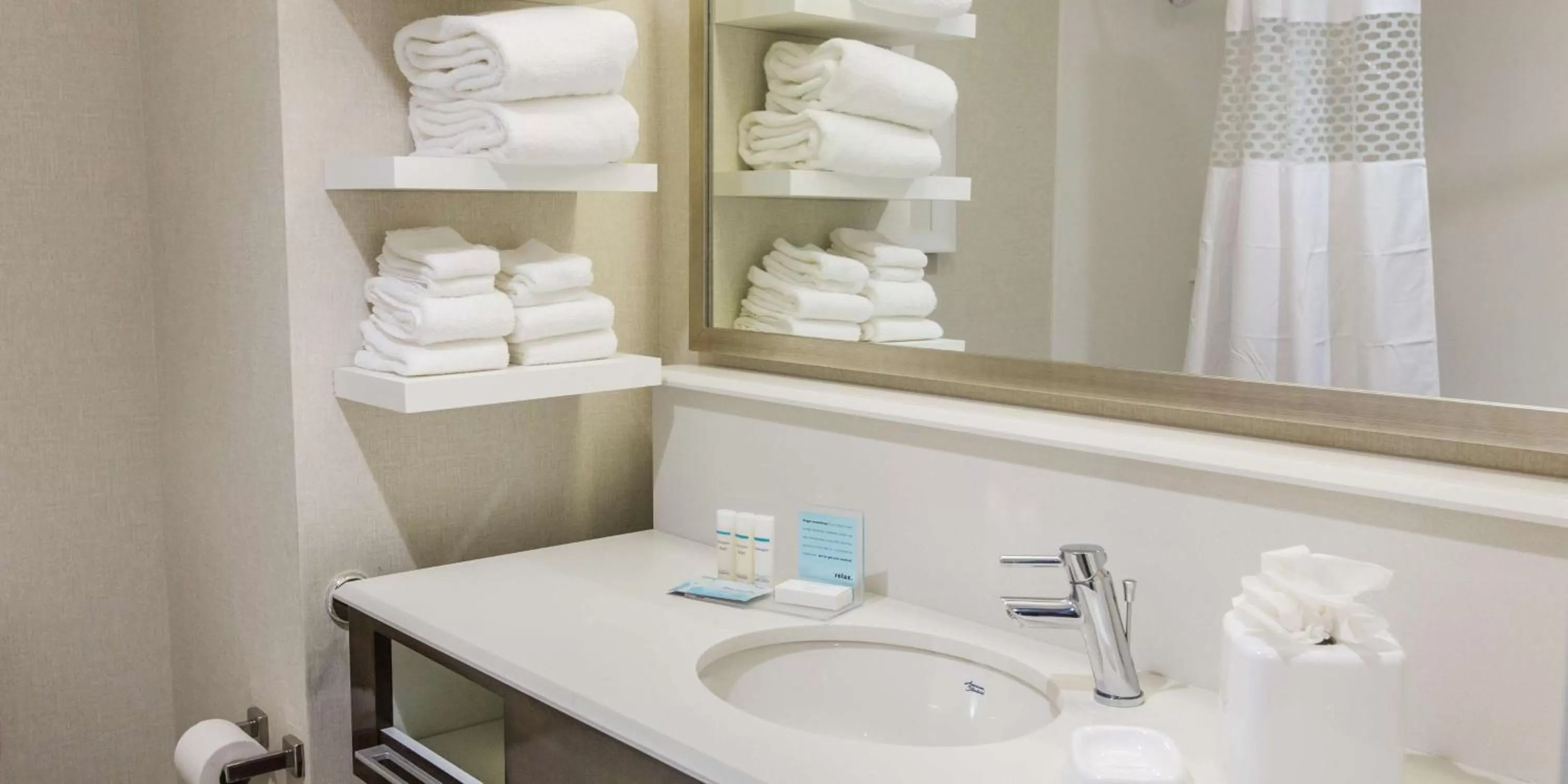 Bathroom in Hampton Inn & Suites Charlotte/Ballantyne, Nc