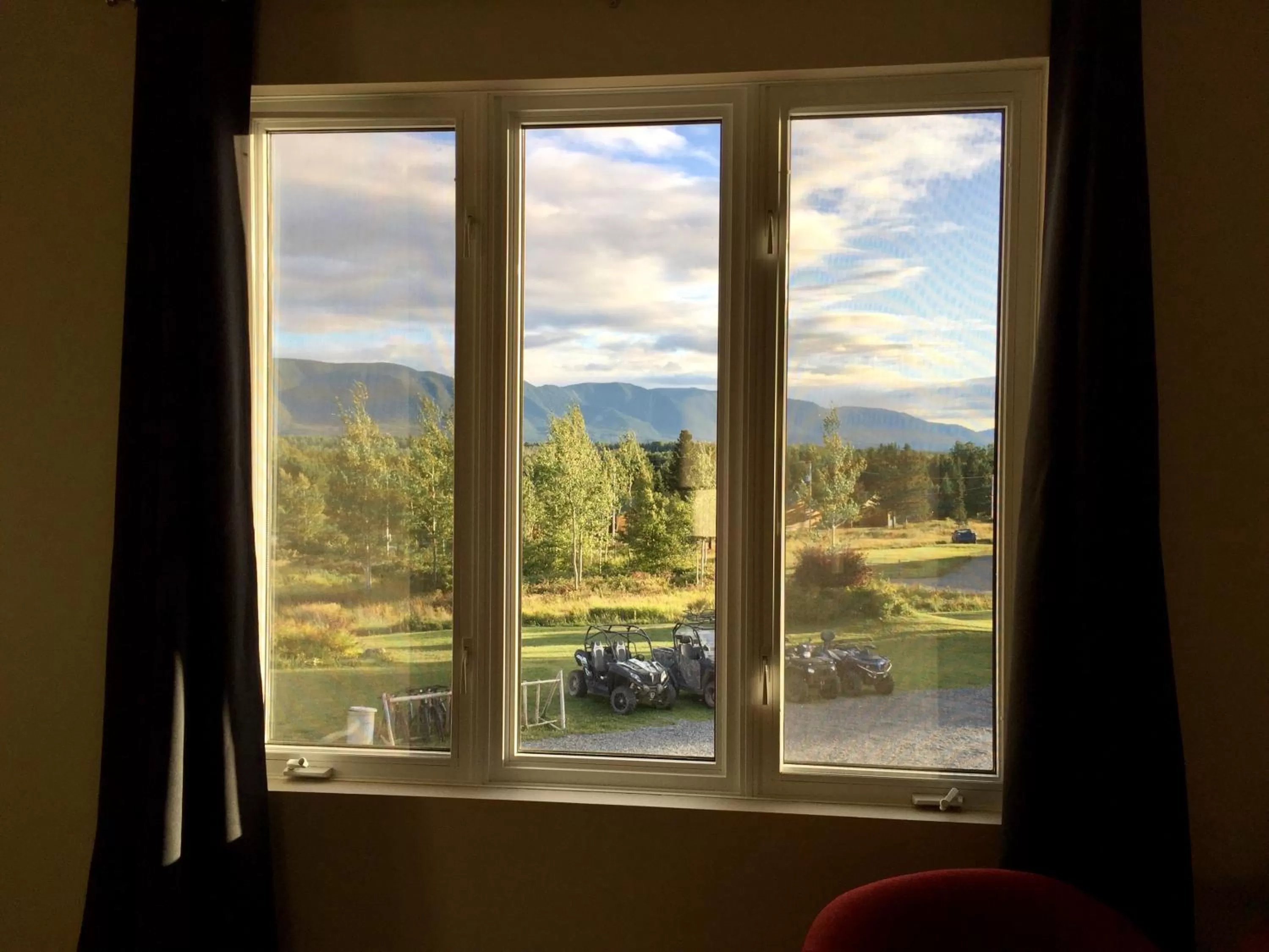 Mountain view in Auberge - Village Grande Nature Chic-Chocs