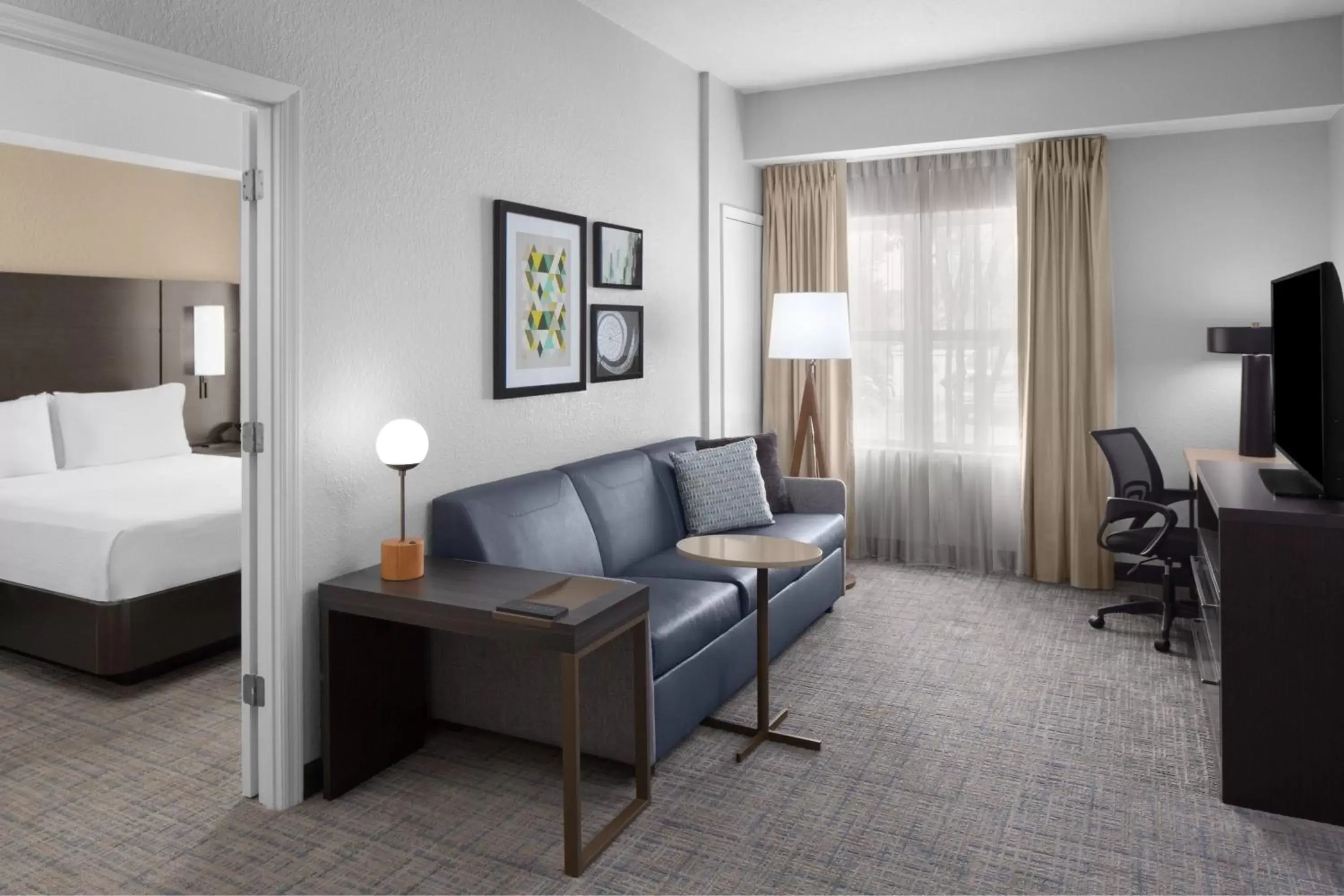 Bedroom, Seating Area in Residence Inn Tampa Oldsmar