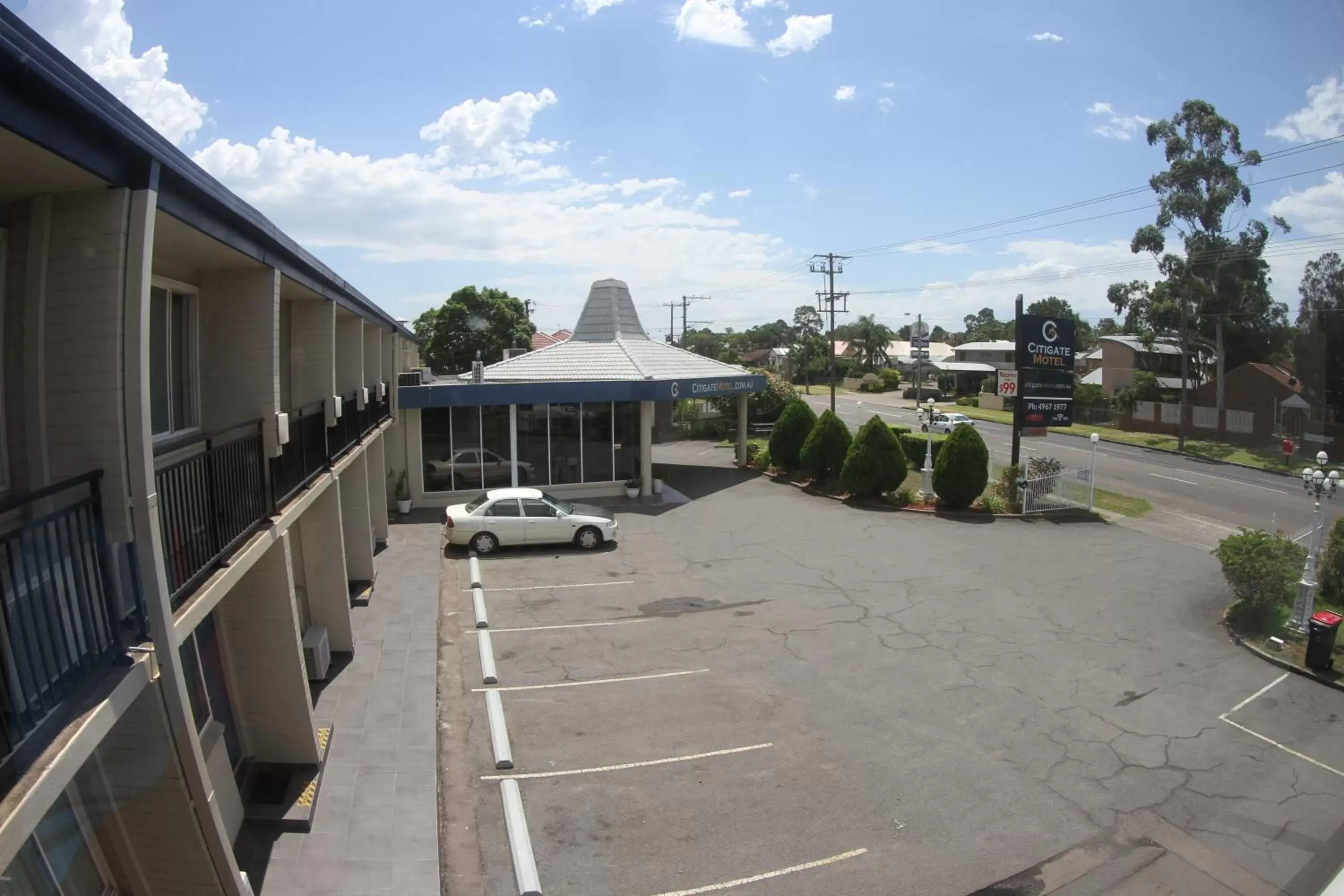 Property building in Citigate Motel Newcastle