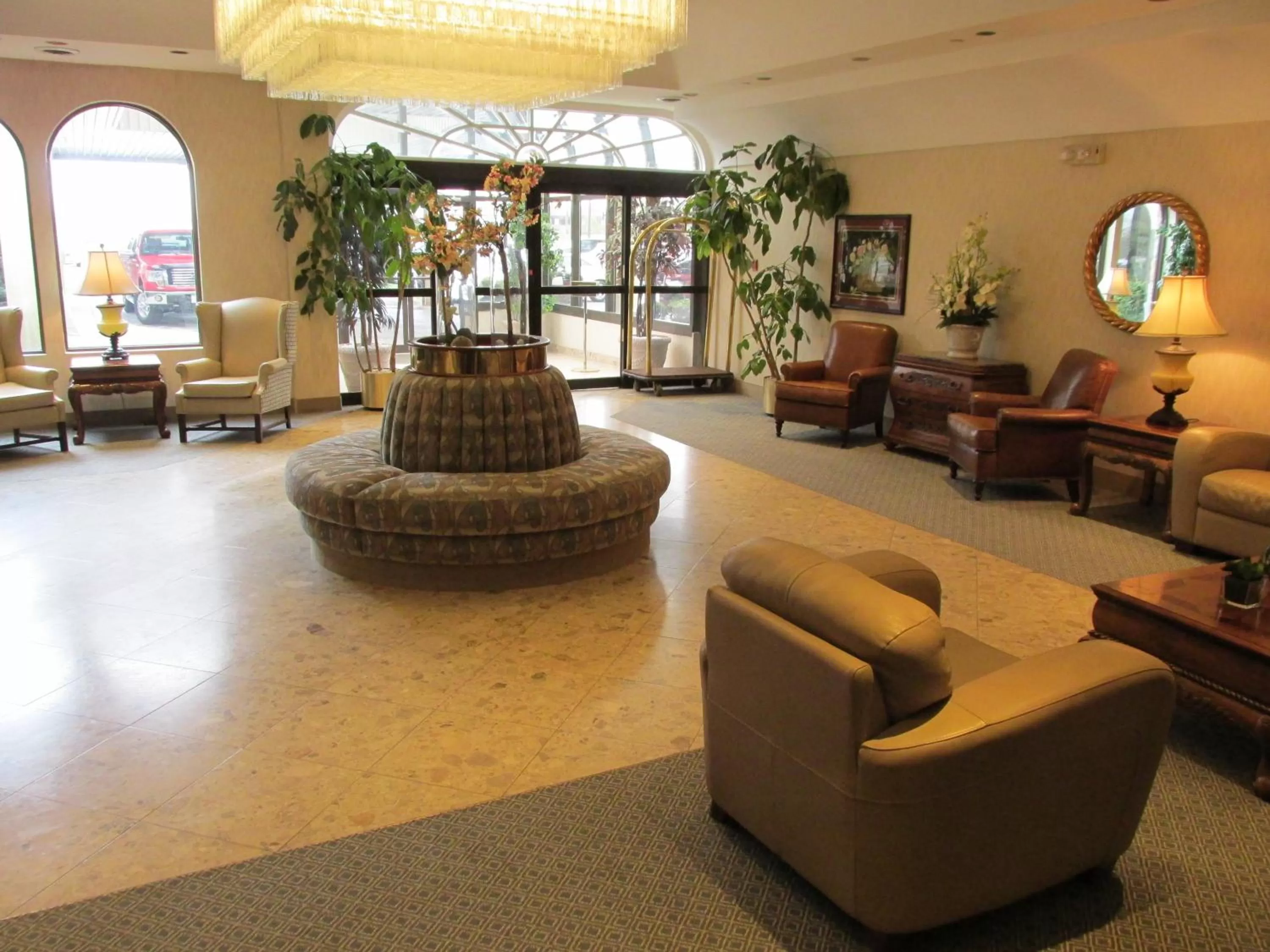 Lobby or reception in The Fredericton Inn