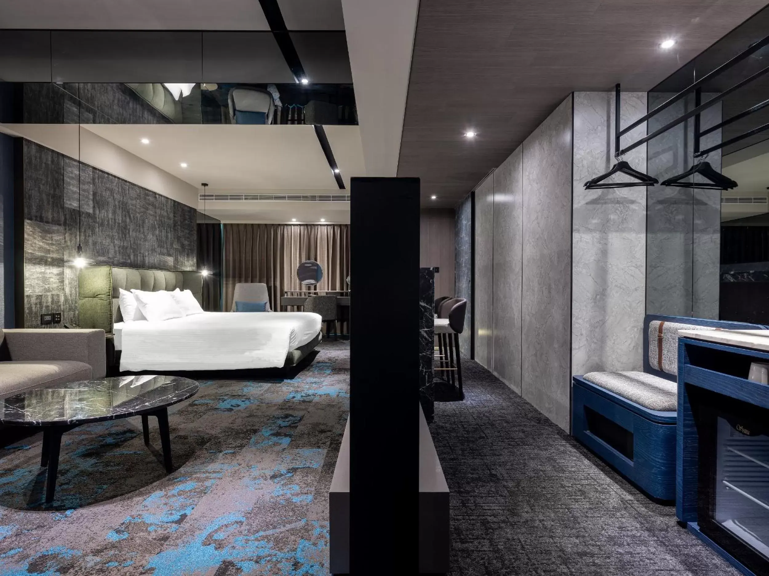 Living room, Bathroom in Kung Shang Design Hotel