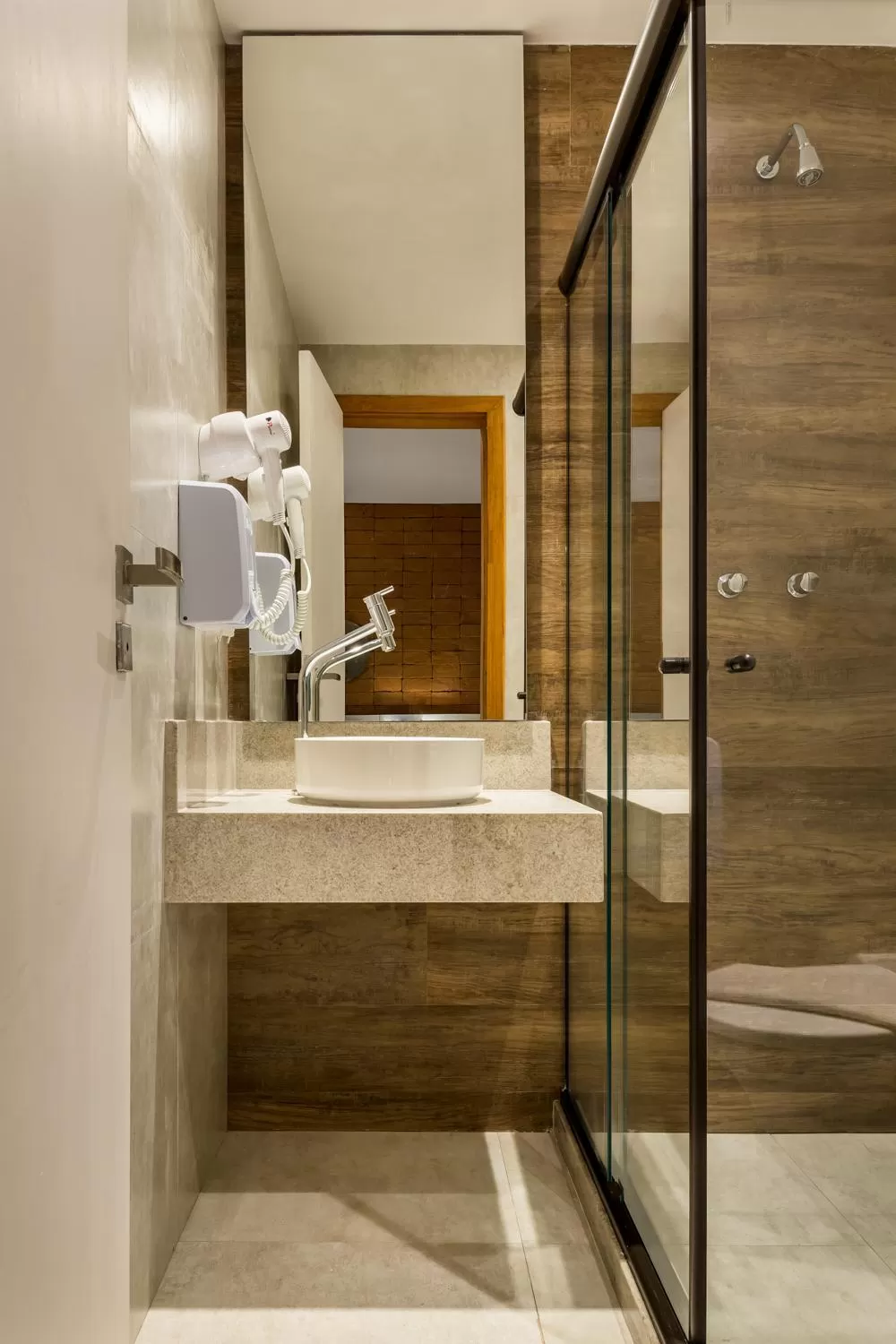 Shower in Bravo Pousada Design