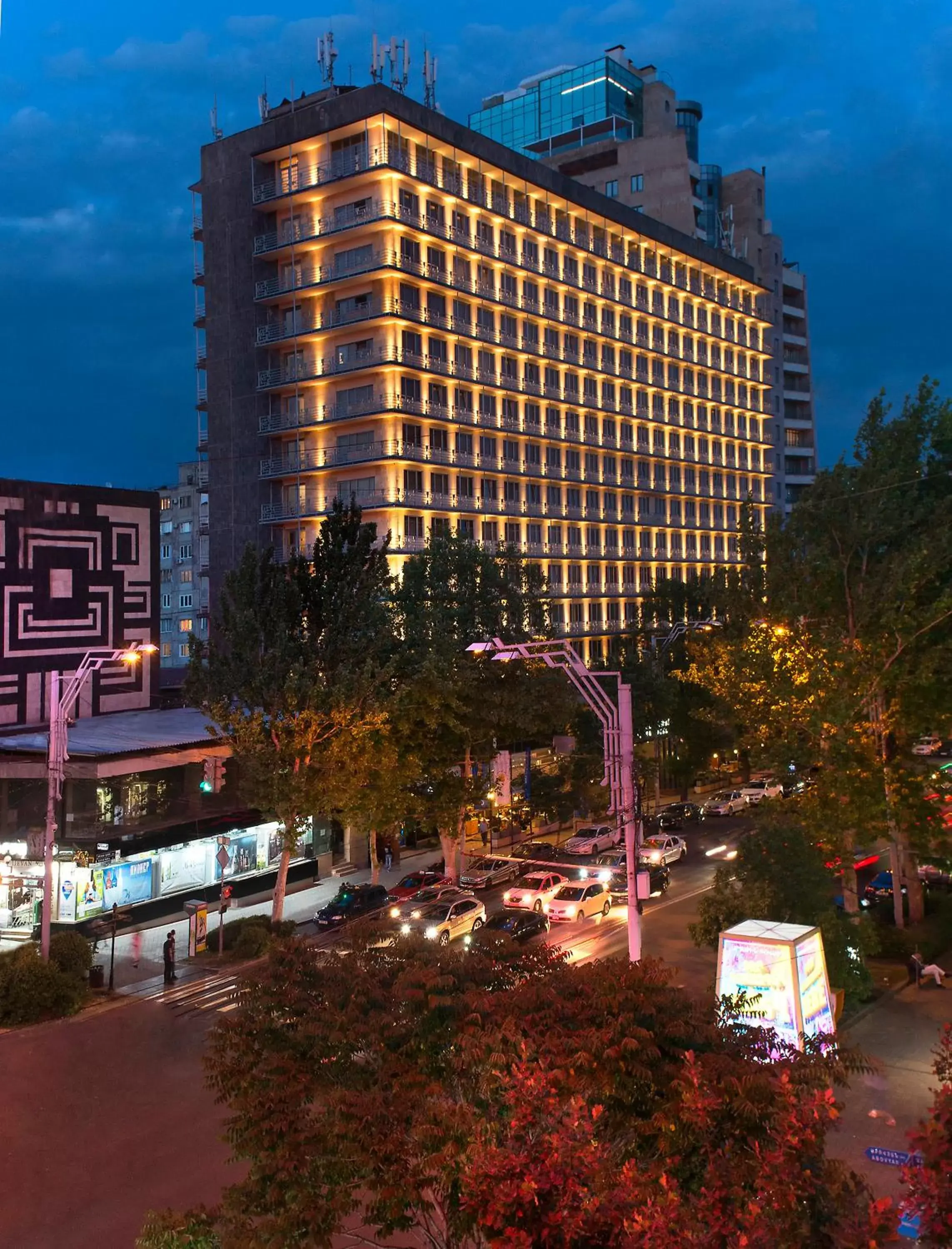 Bird's eye view, Property Building in Ani Plaza Hotel