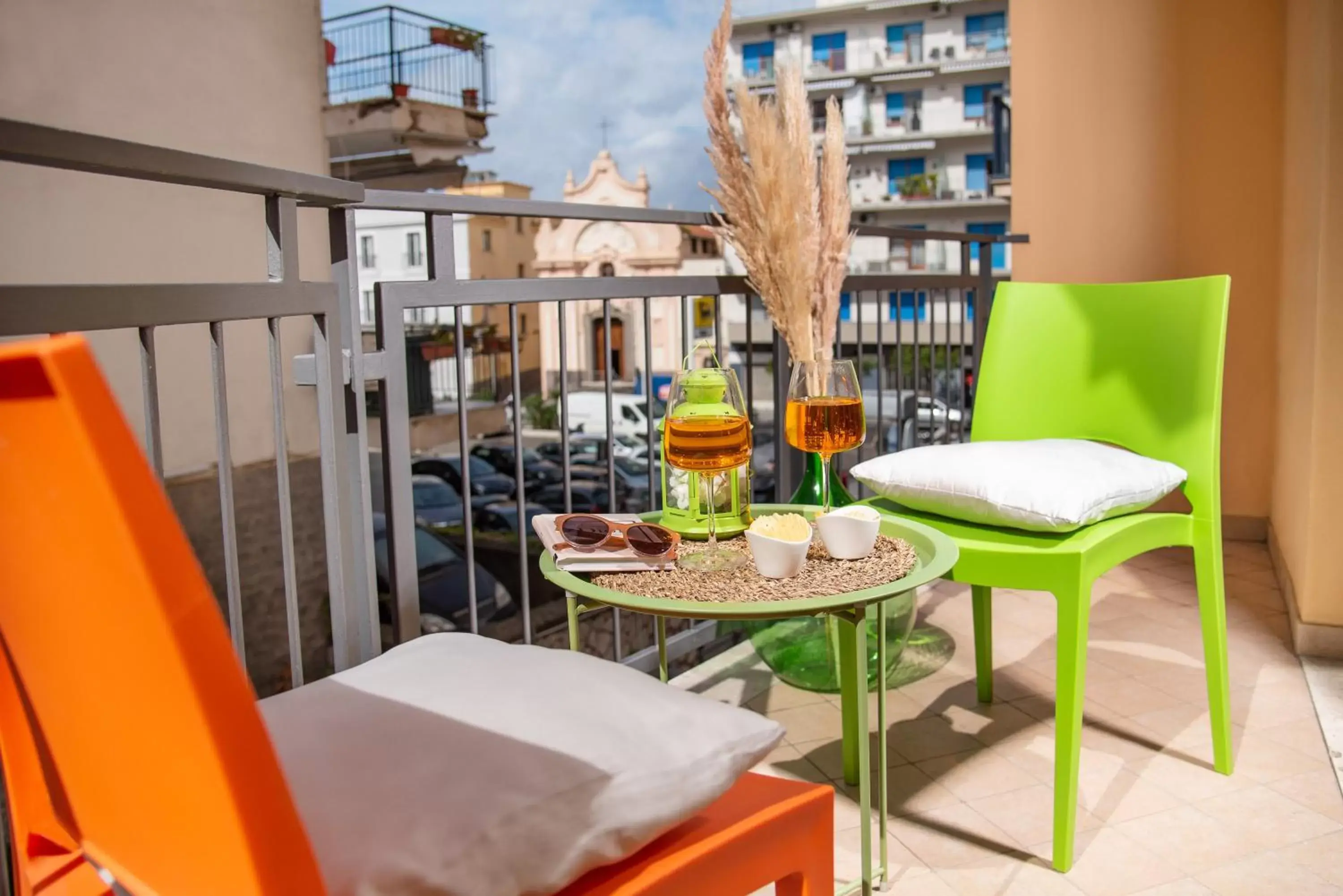 Balcony/Terrace in B&B Stanza Tasso