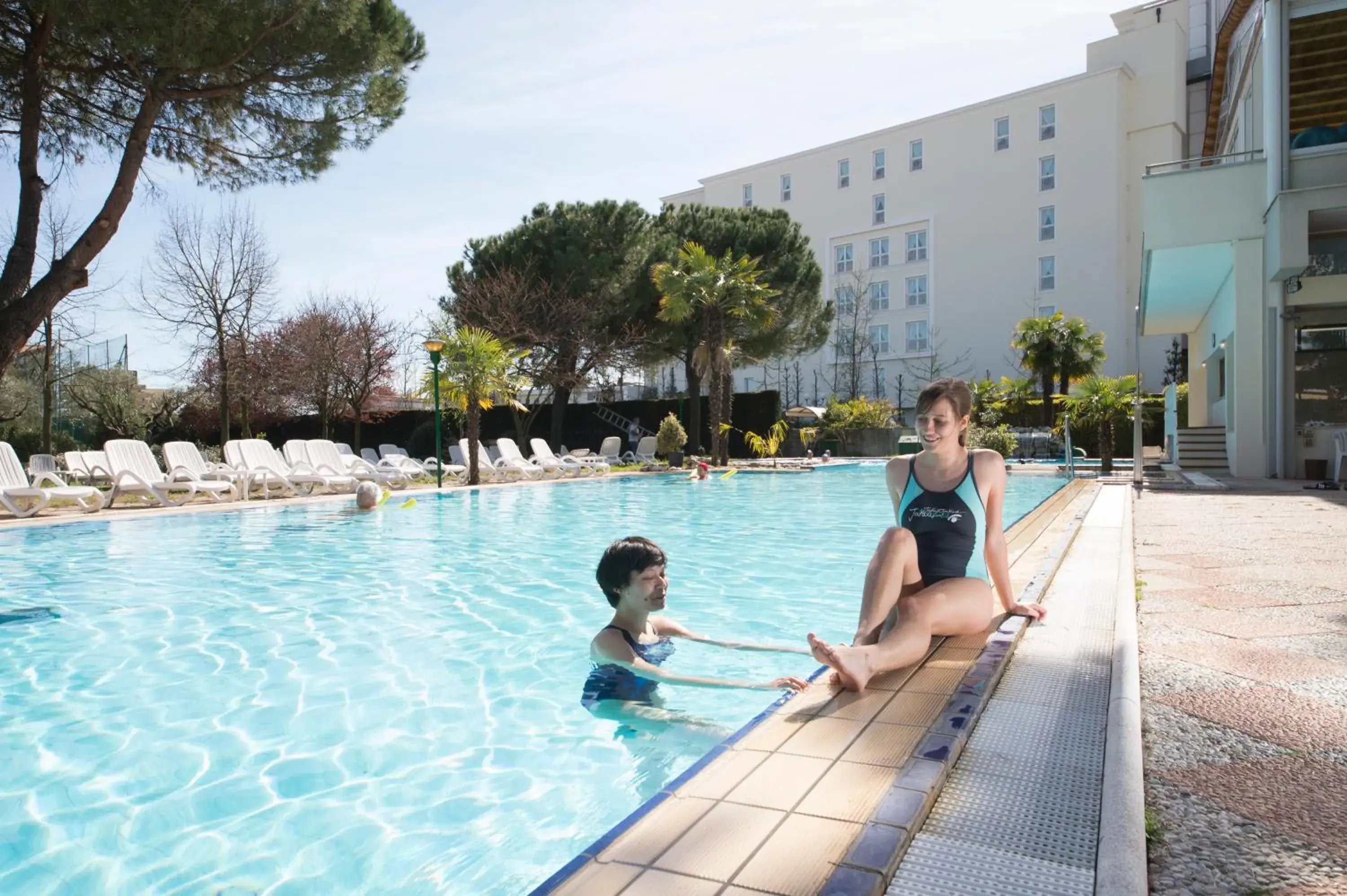 Swimming Pool in Hotel Terme Milano