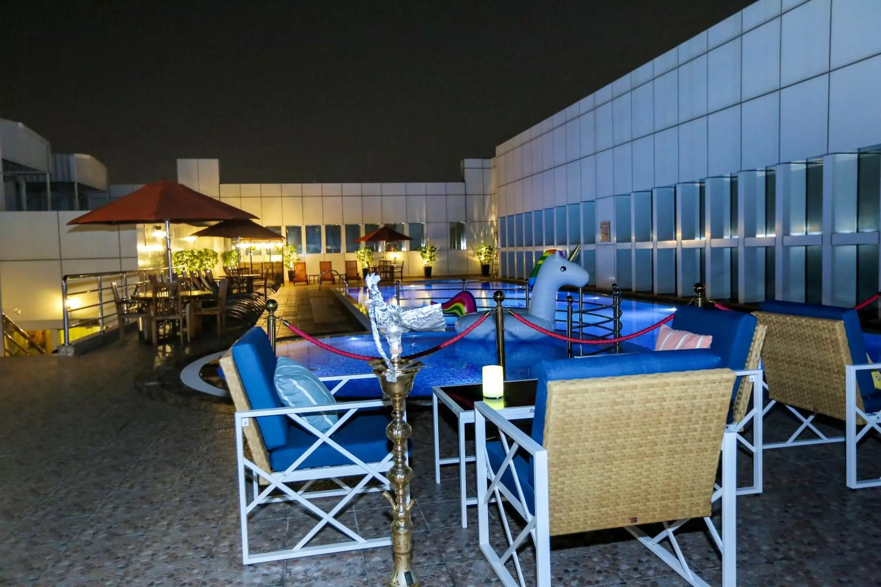 Patio, Restaurant/Places to Eat in Ivory Grand Hotel Apartments