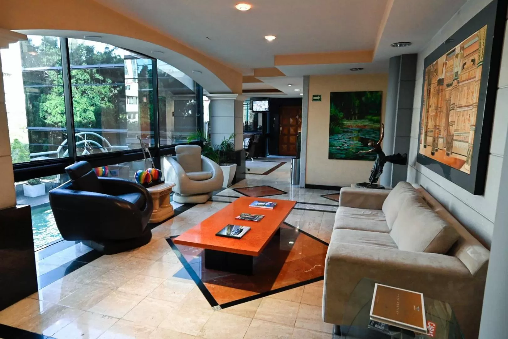 Living room in Hotel Park Nilo Reforma