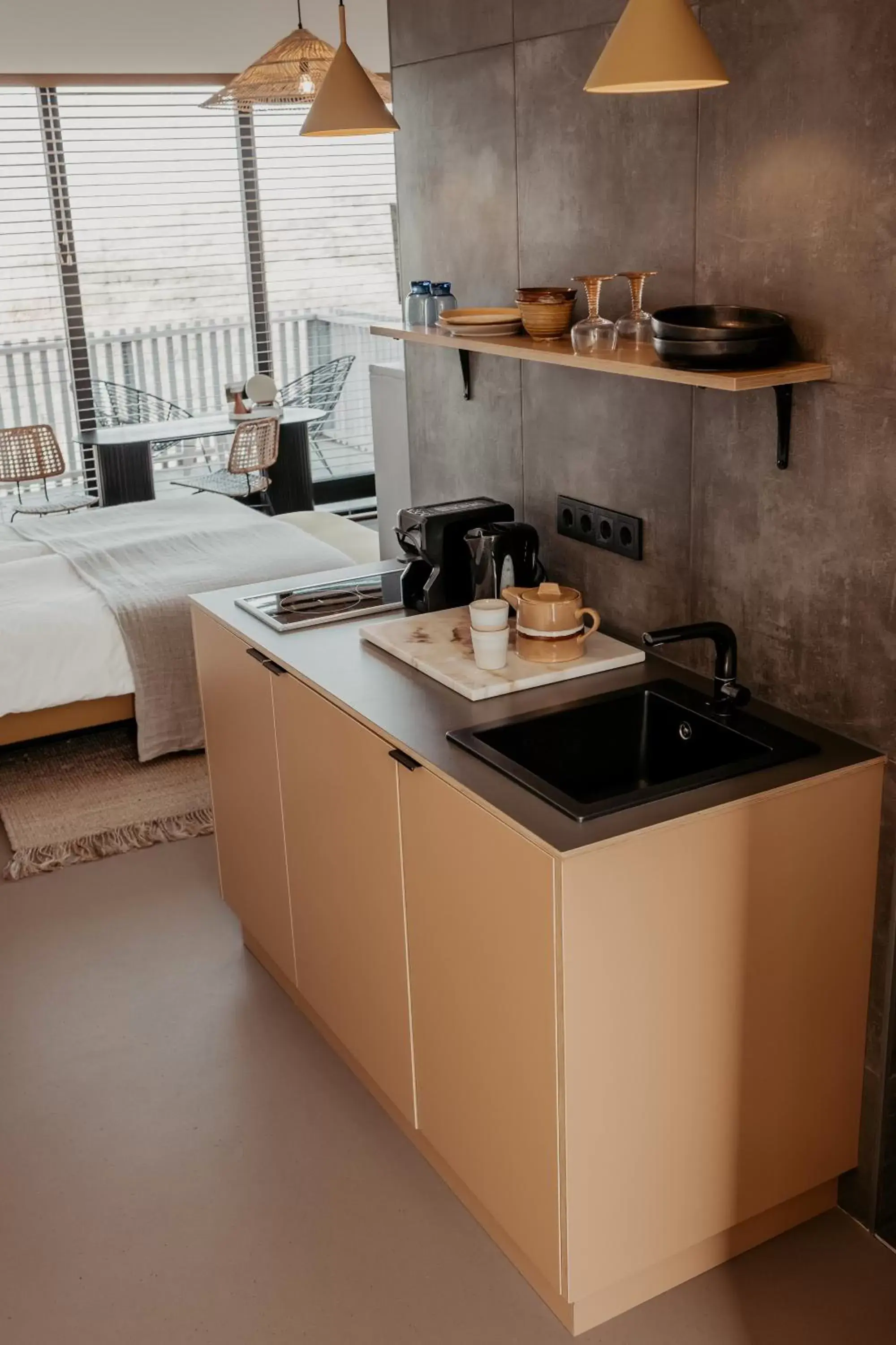 Kitchen or kitchenette, Kitchen/Kitchenette in Strandhotel Zoomers