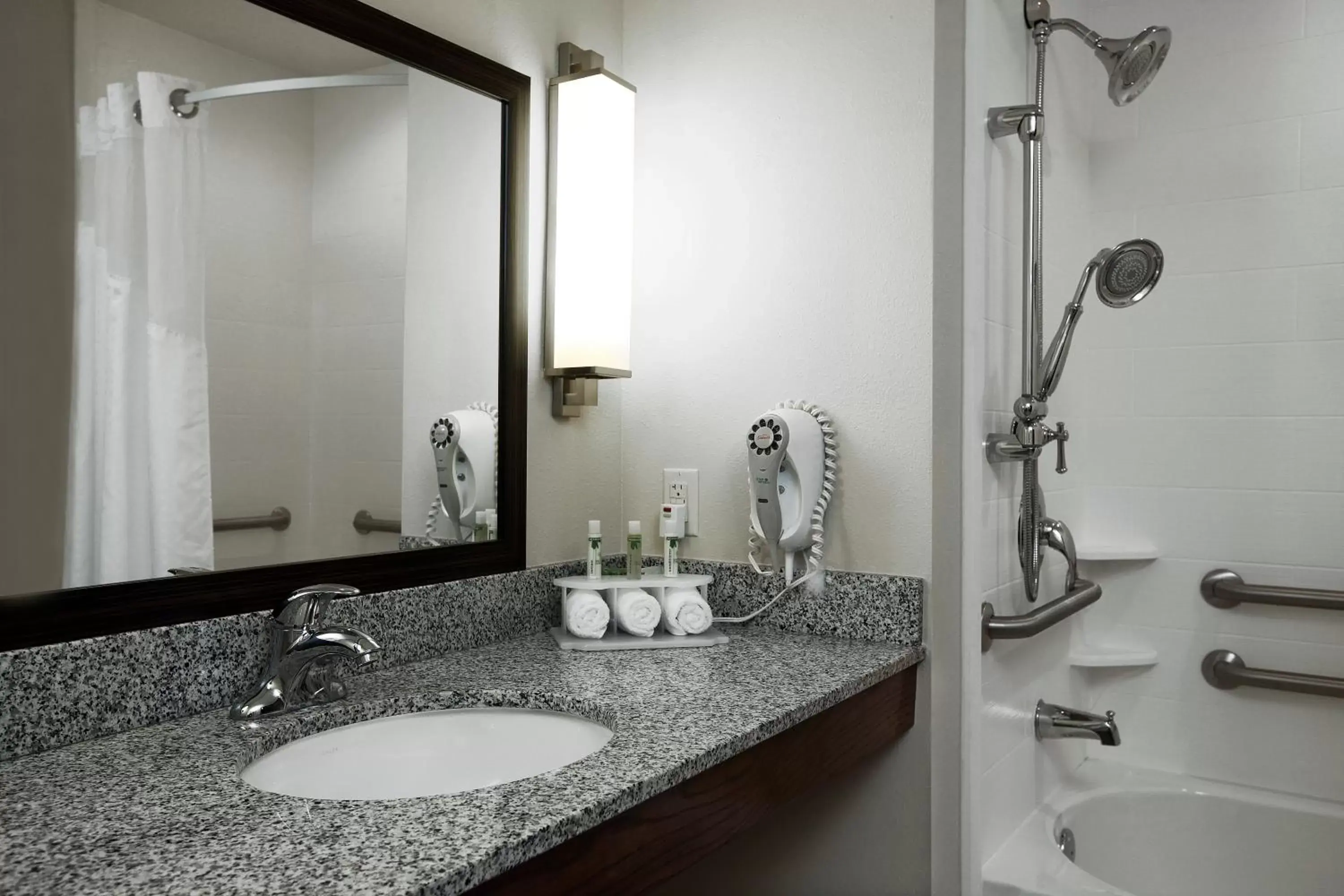 Photo of the whole room, Bathroom in Holiday Inn Express & Suites Omaha South Ralston Arena, an IHG Hotel