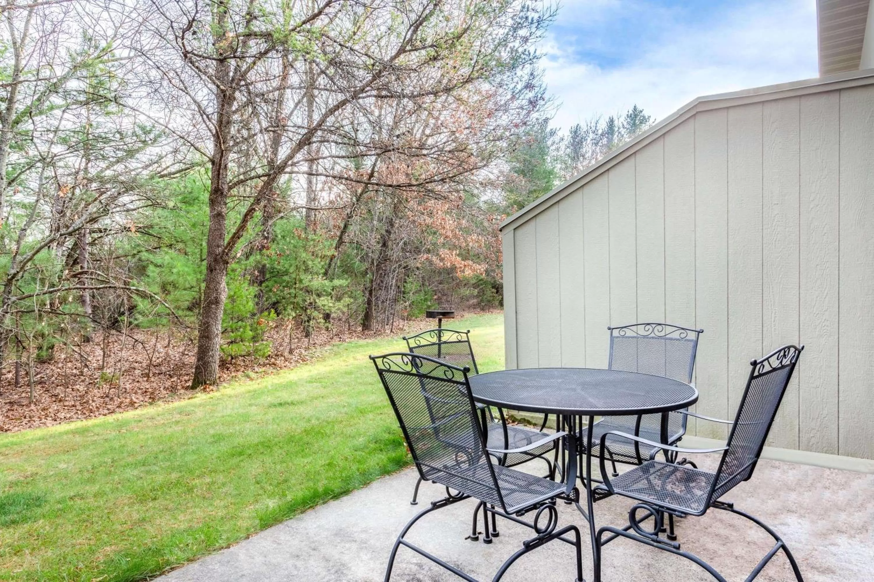 Patio in Tamarack Wisconsin Dells, a Ramada by Wyndham