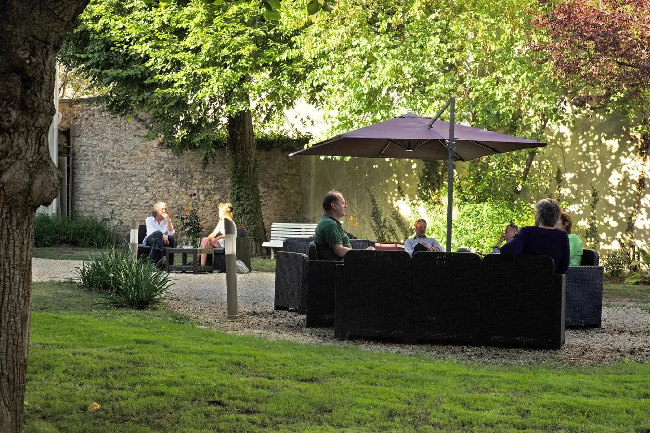 Garden in Hôtel de l'Europe