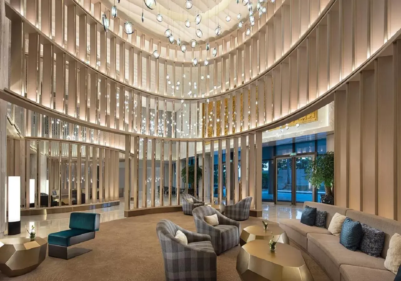 Lobby or reception, Seating Area in Grand Bay Hotel Zhuhai