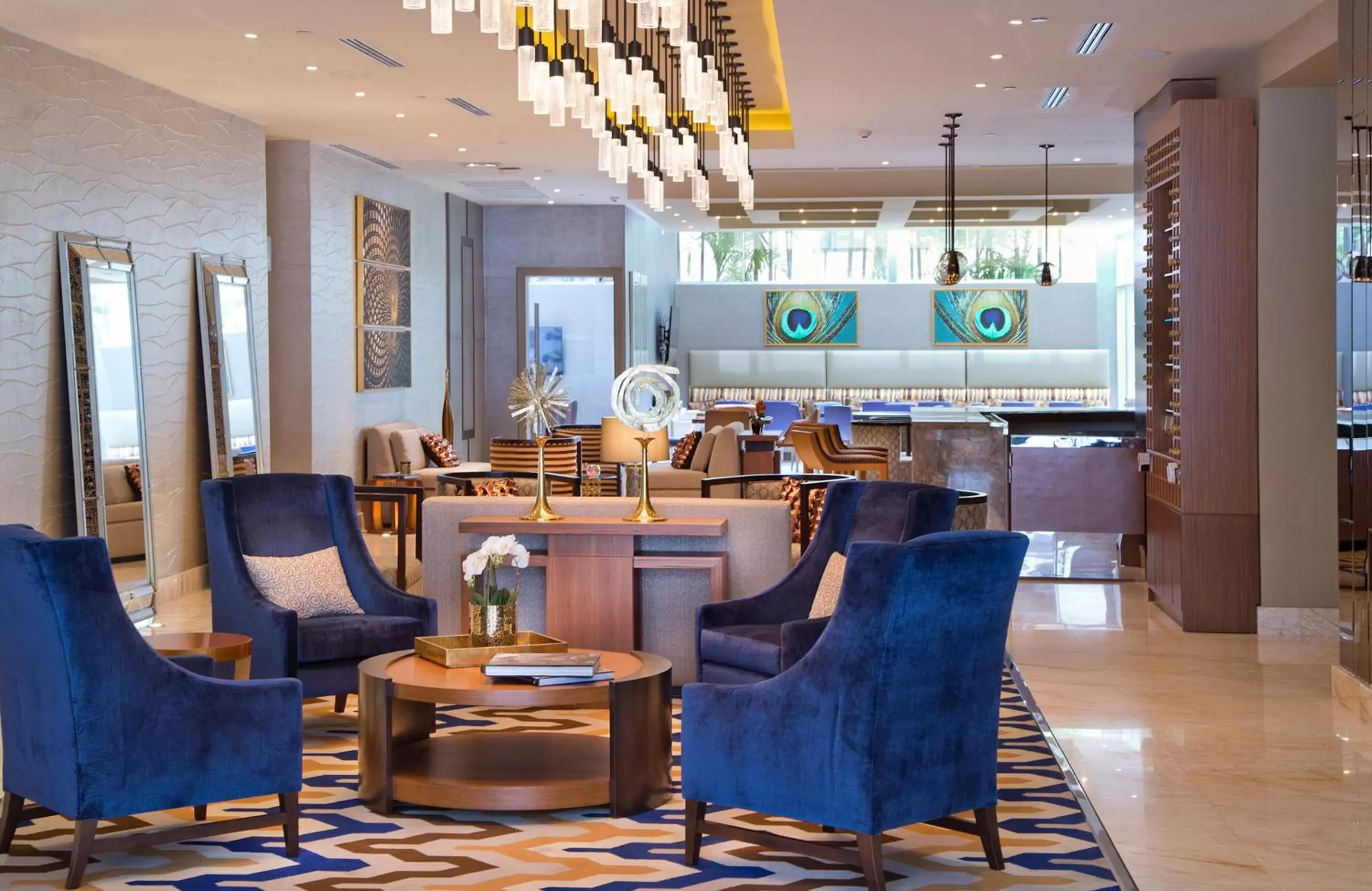 Lobby or reception, Restaurant/Places to Eat in Global Hotel Panama