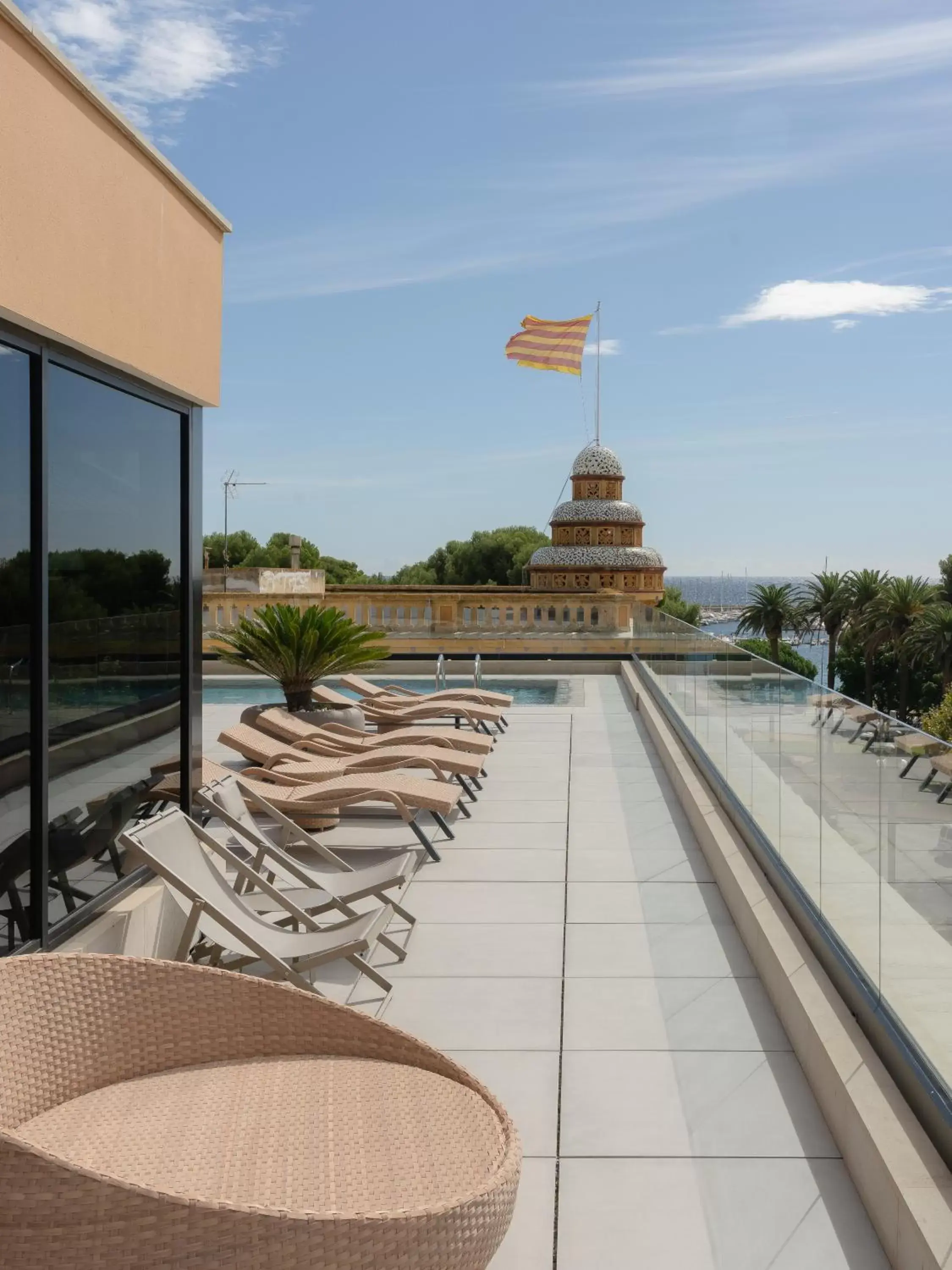 Balcony/Terrace in Elke Spa Hotel
